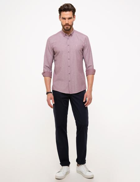 Bordo Slim Fit Gömlek - 50211196007