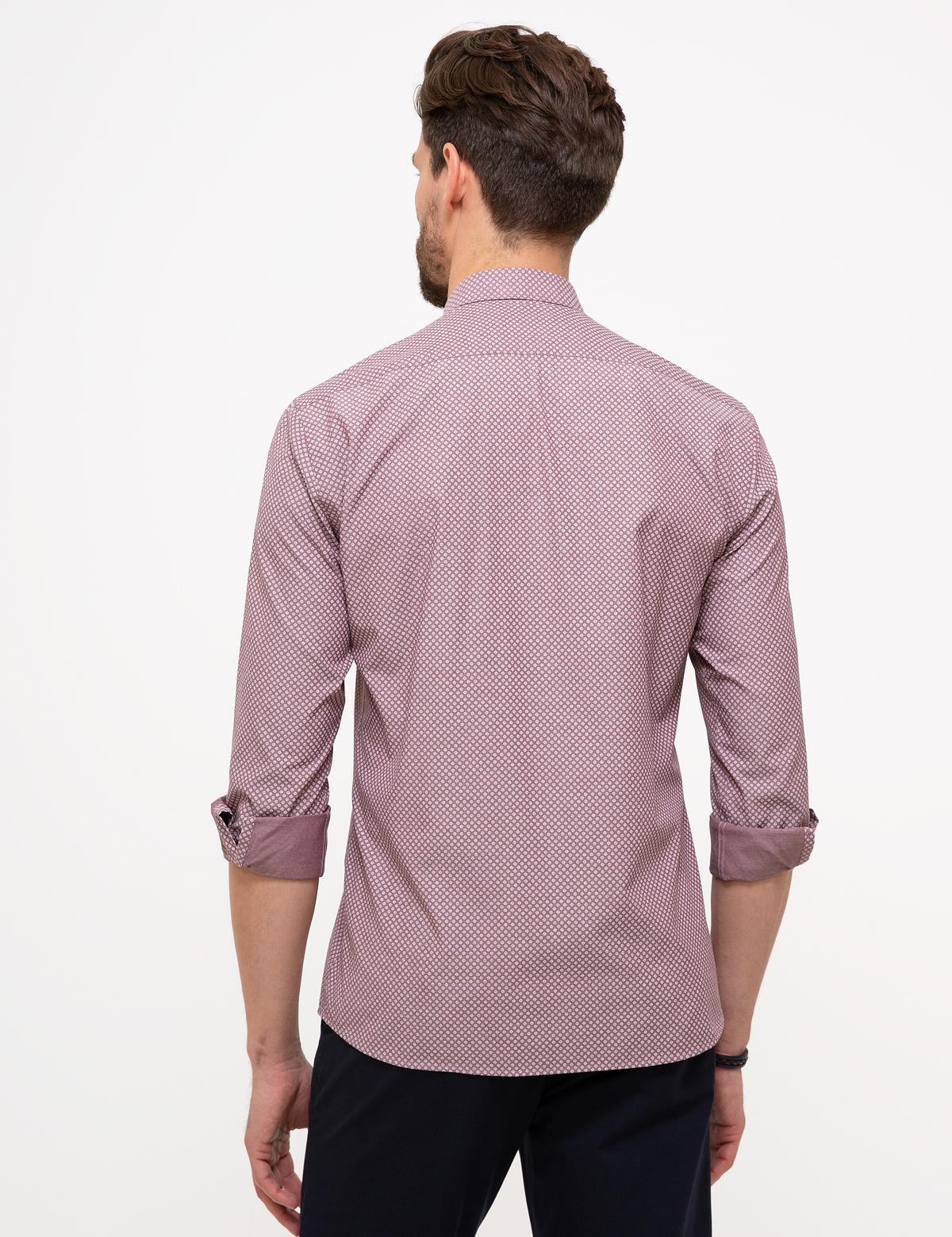 Bordo Slim Fit Gömlek - 50211196007