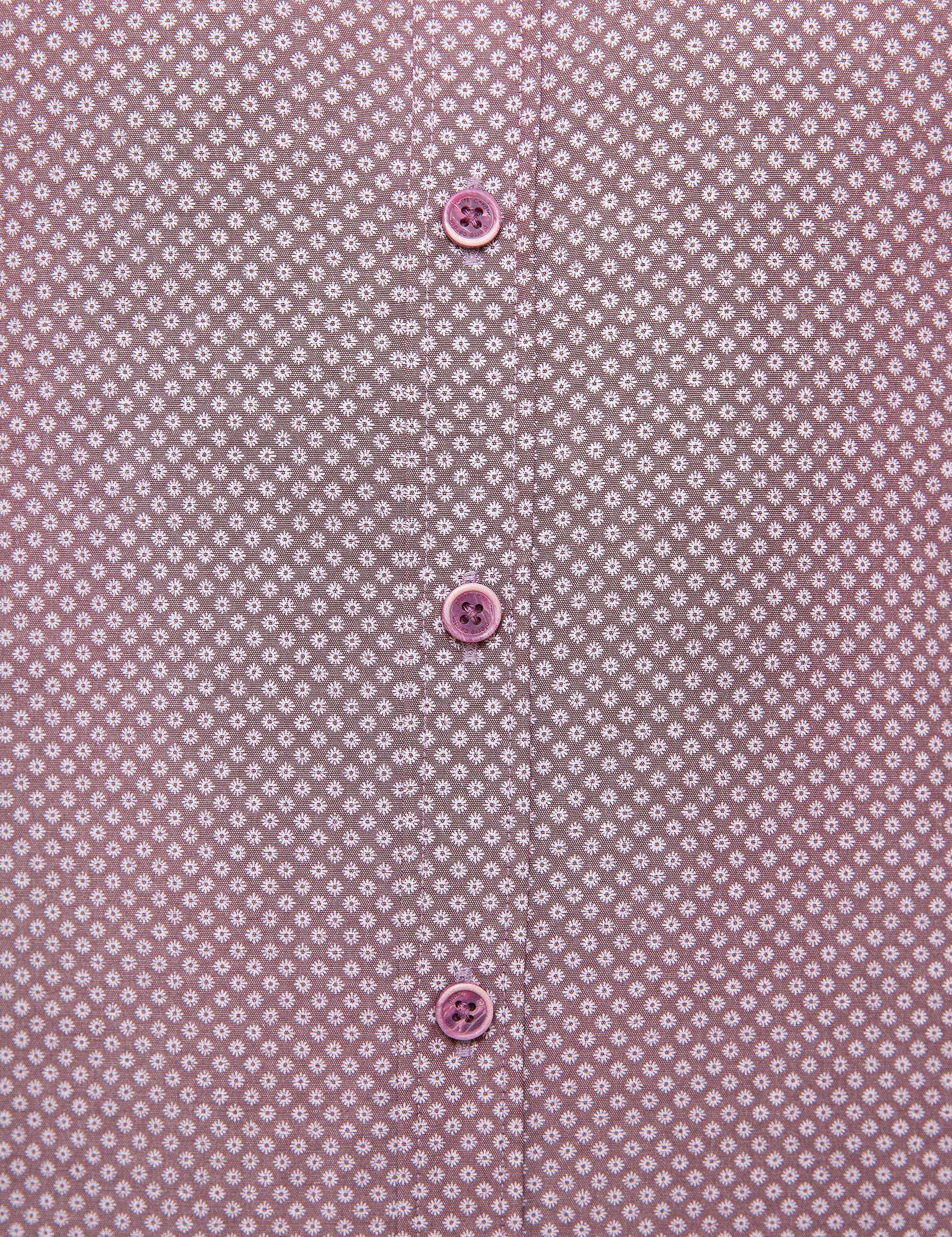 Bordo Slim Fit Gömlek