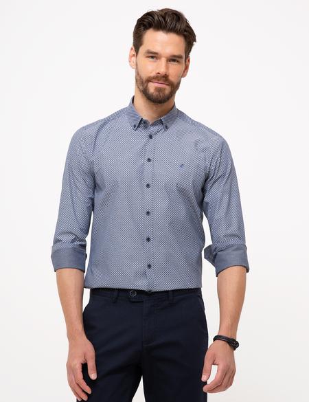 Lacivert Slim Fit Gömlek - 50211196014