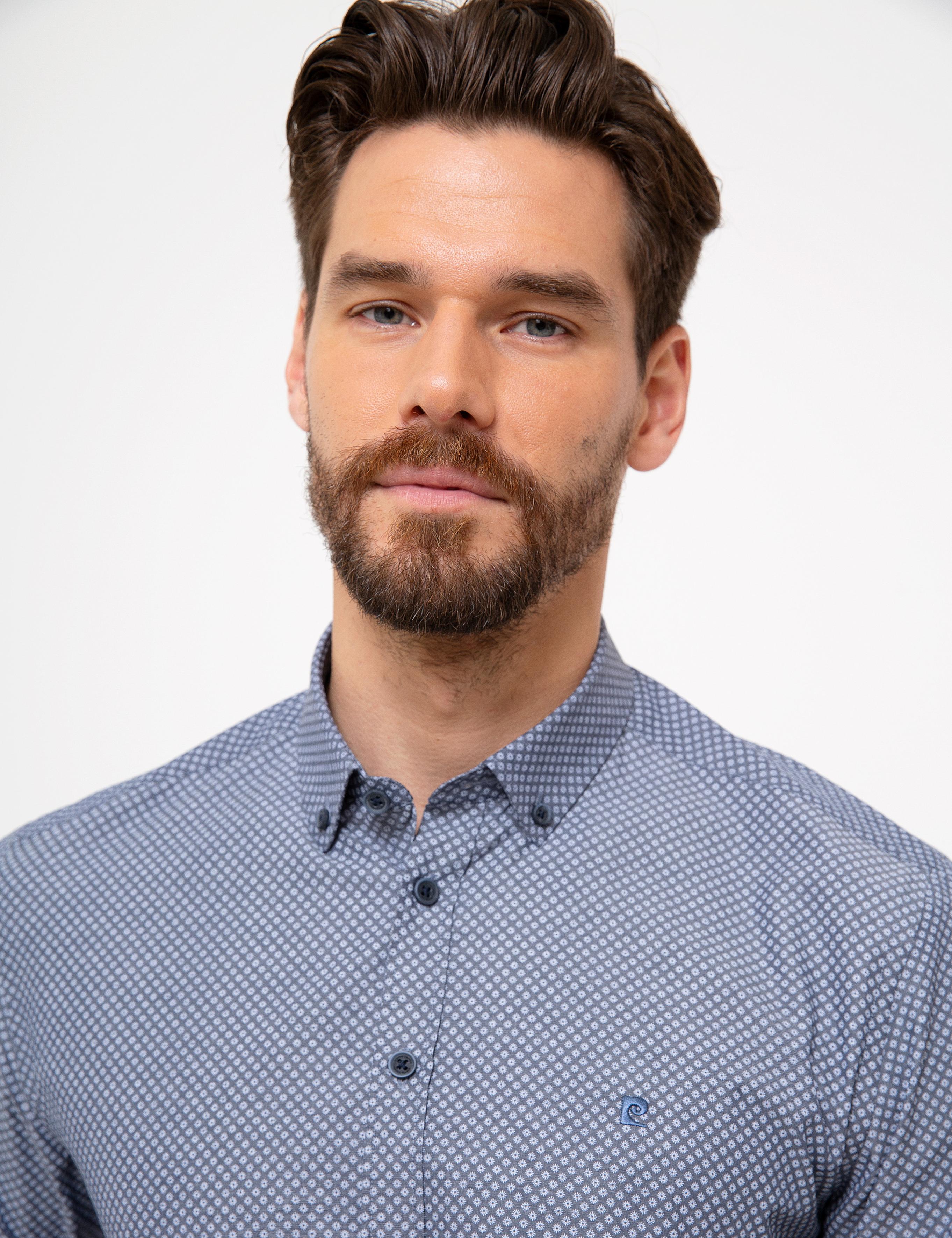 Lacivert Slim Fit Gömlek