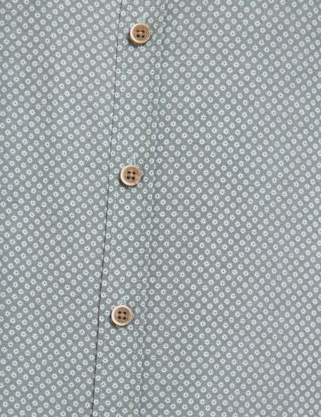 Yeşil Slim Fit Gömlek - 50211196023