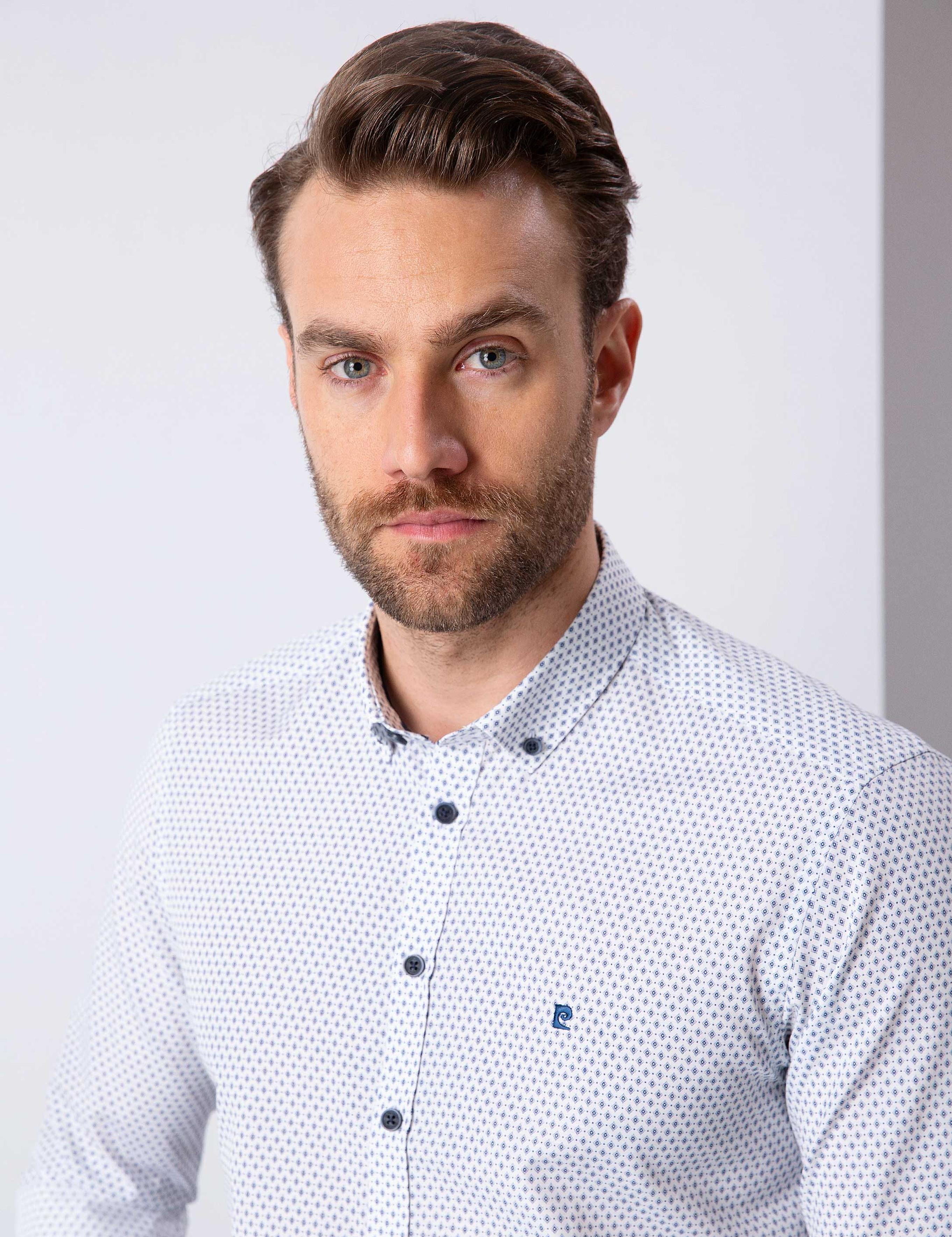 Lacivert Slim Fit Gömlek