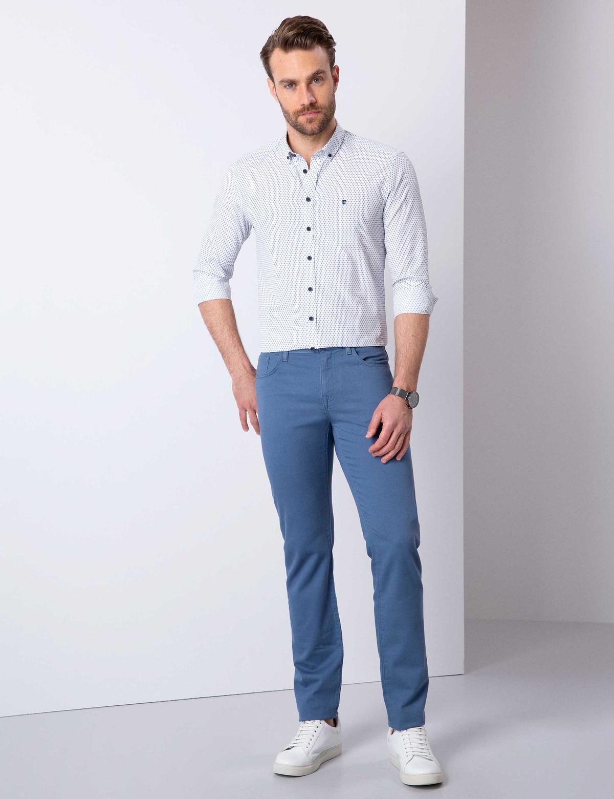 Lacivert Slim Fit Gömlek - 50211198003