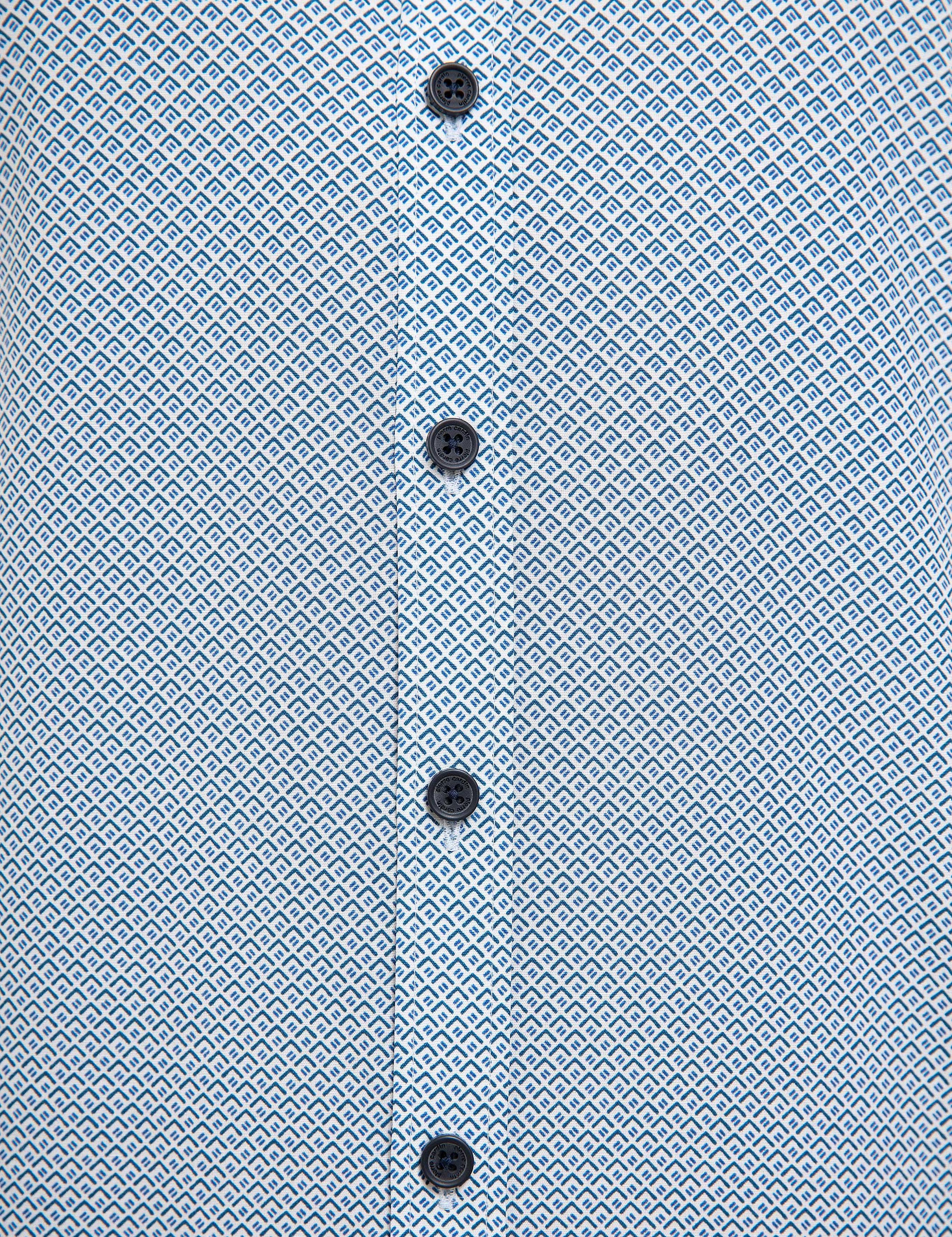 Lacivert Slim Fit Uzun Kollu Gömlek