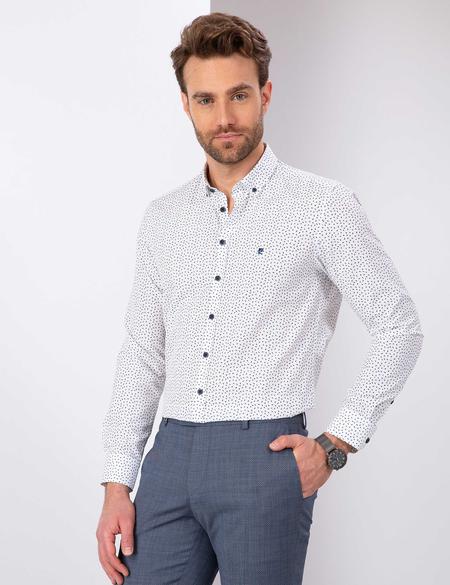 Lacivert Slim Fit Gömlek - 50211201003