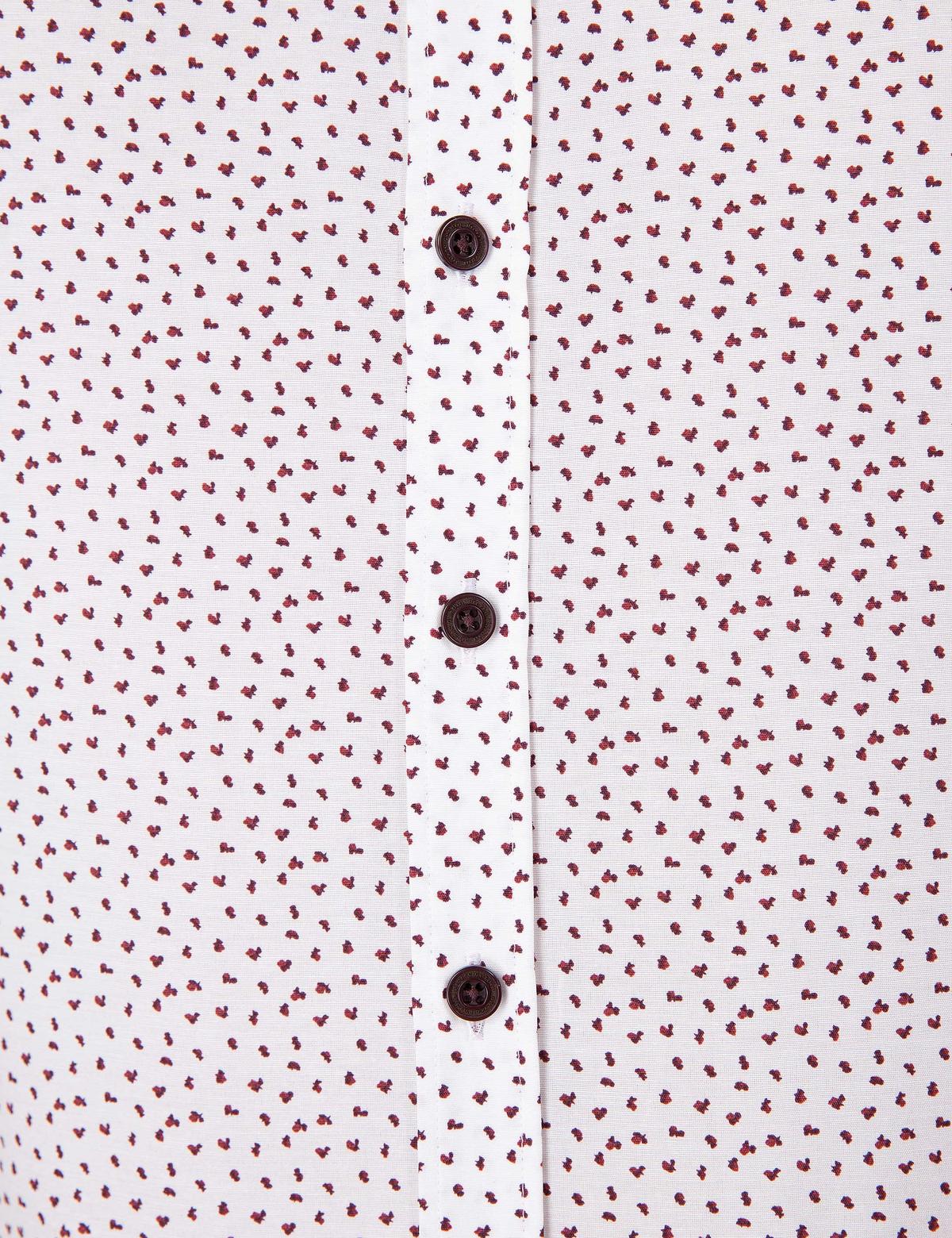 Bordo Slim Fit Uzun Kollu Gömlek - 50211201012