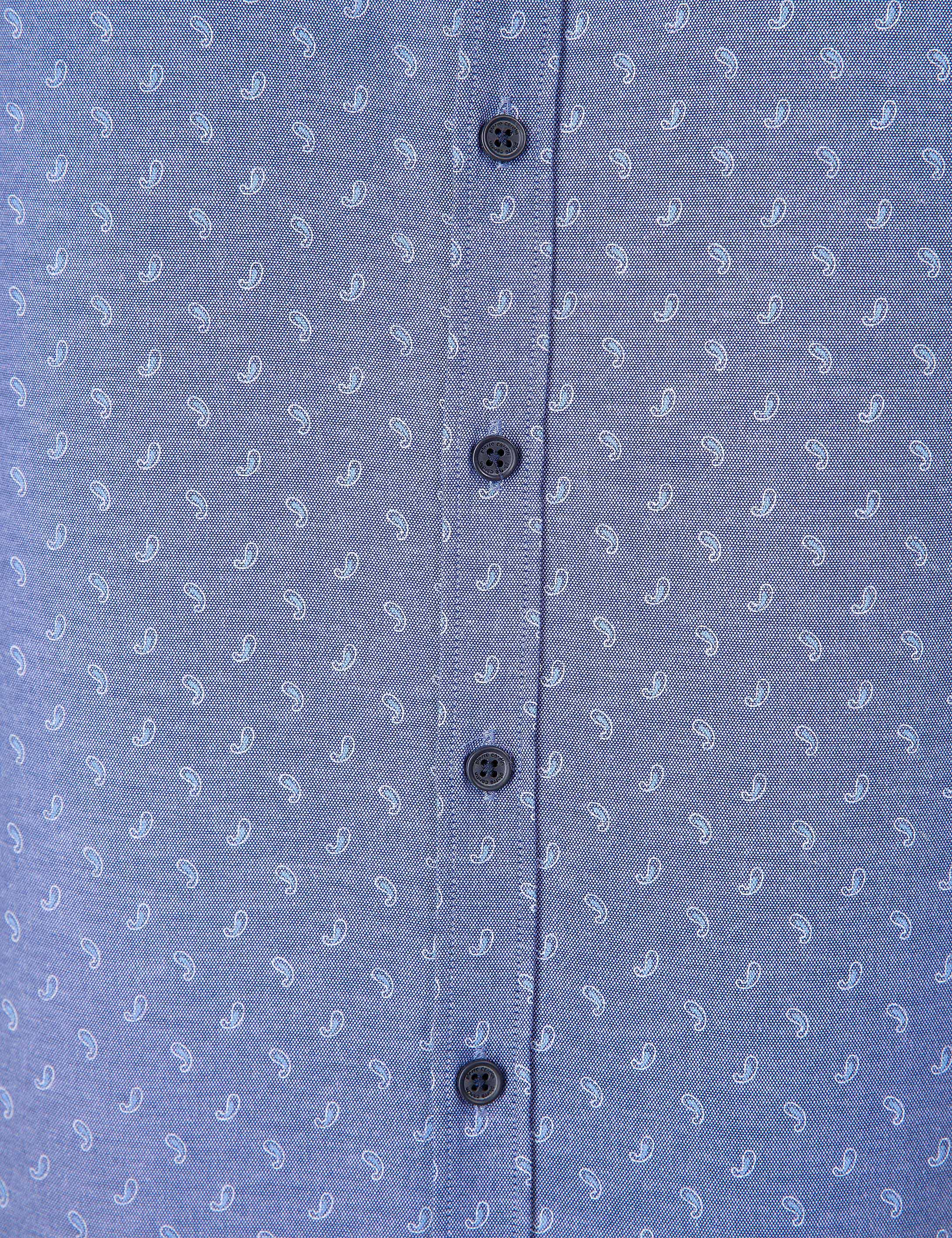 Lacivert Slim Fit Gömlek - Image 6
