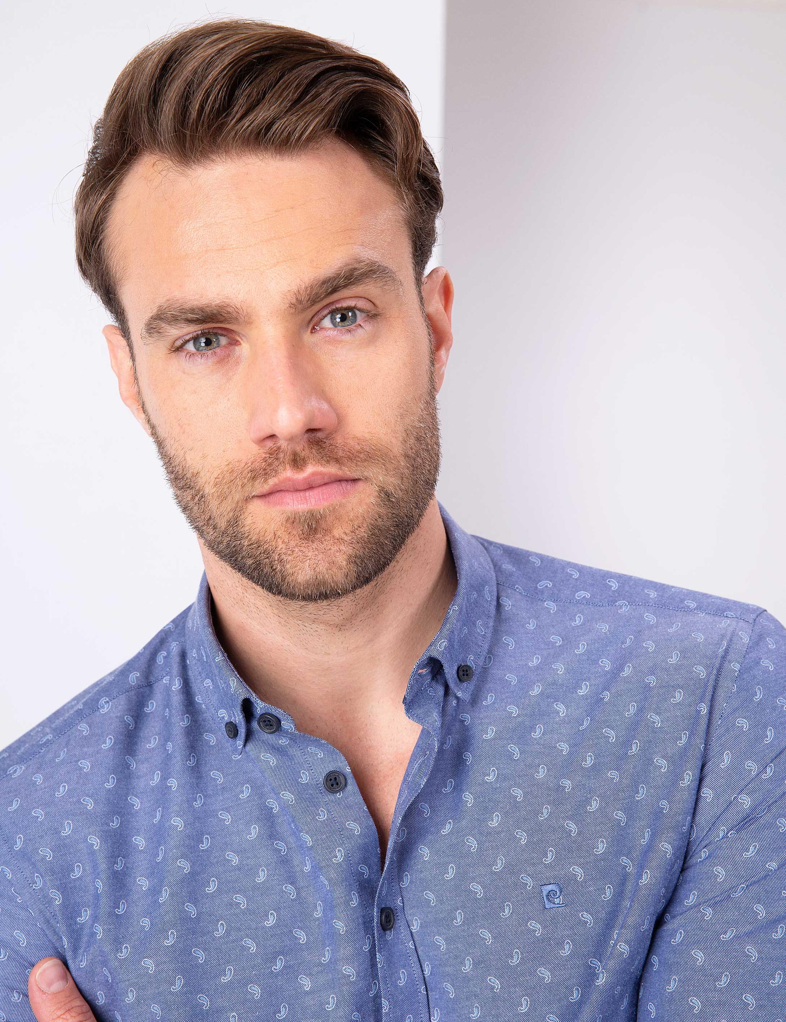 Lacivert Slim Fit Gömlek