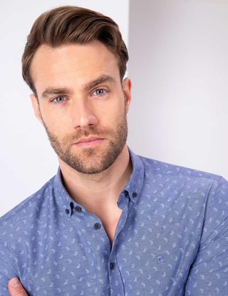 Lacivert Slim Fit Gömlek - 50211203003