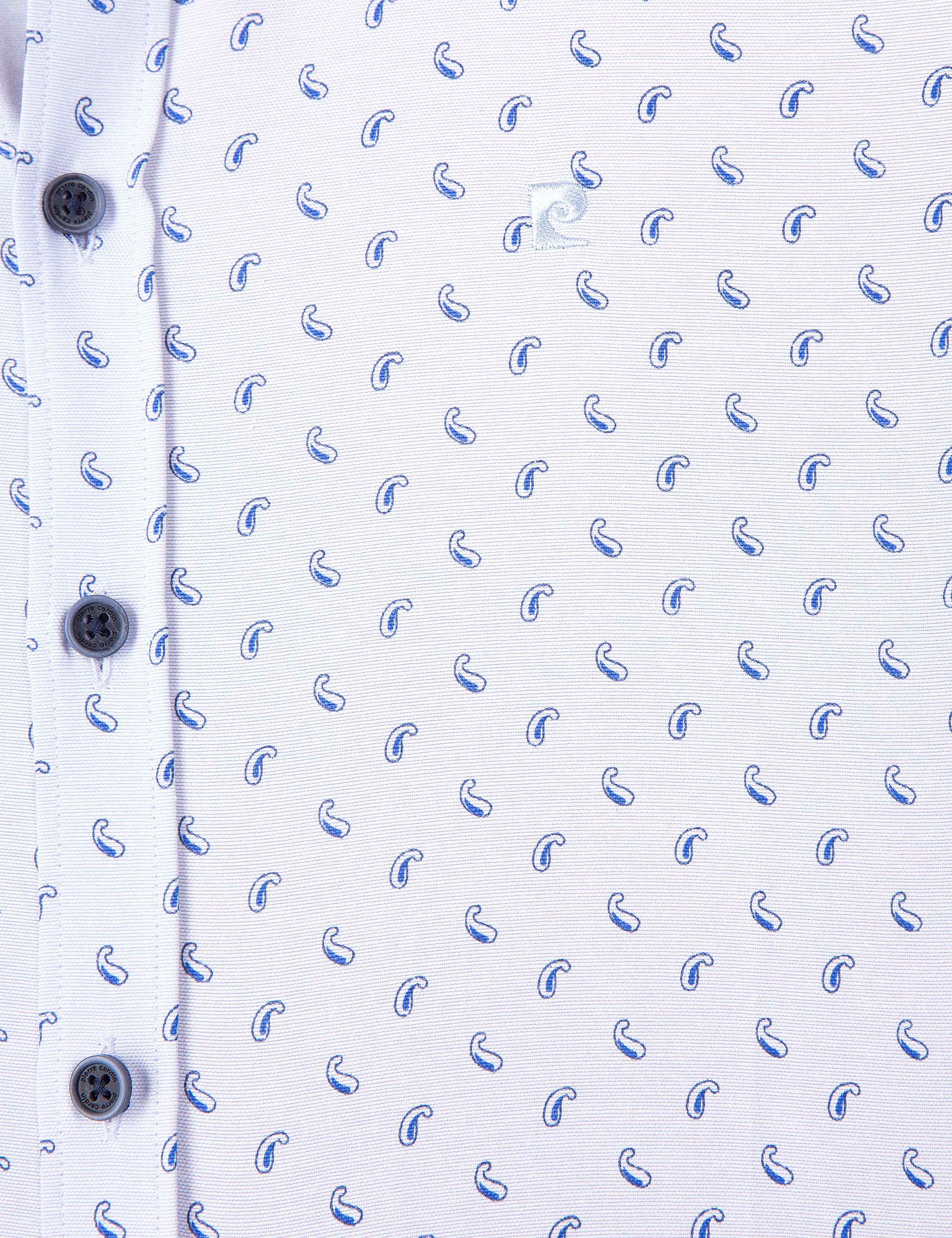 Açık Mavi Slim Fit Gömlek - Image 5