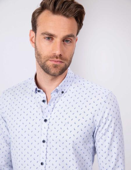 Açık Mavi Slim Fit Gömlek - 50211203012