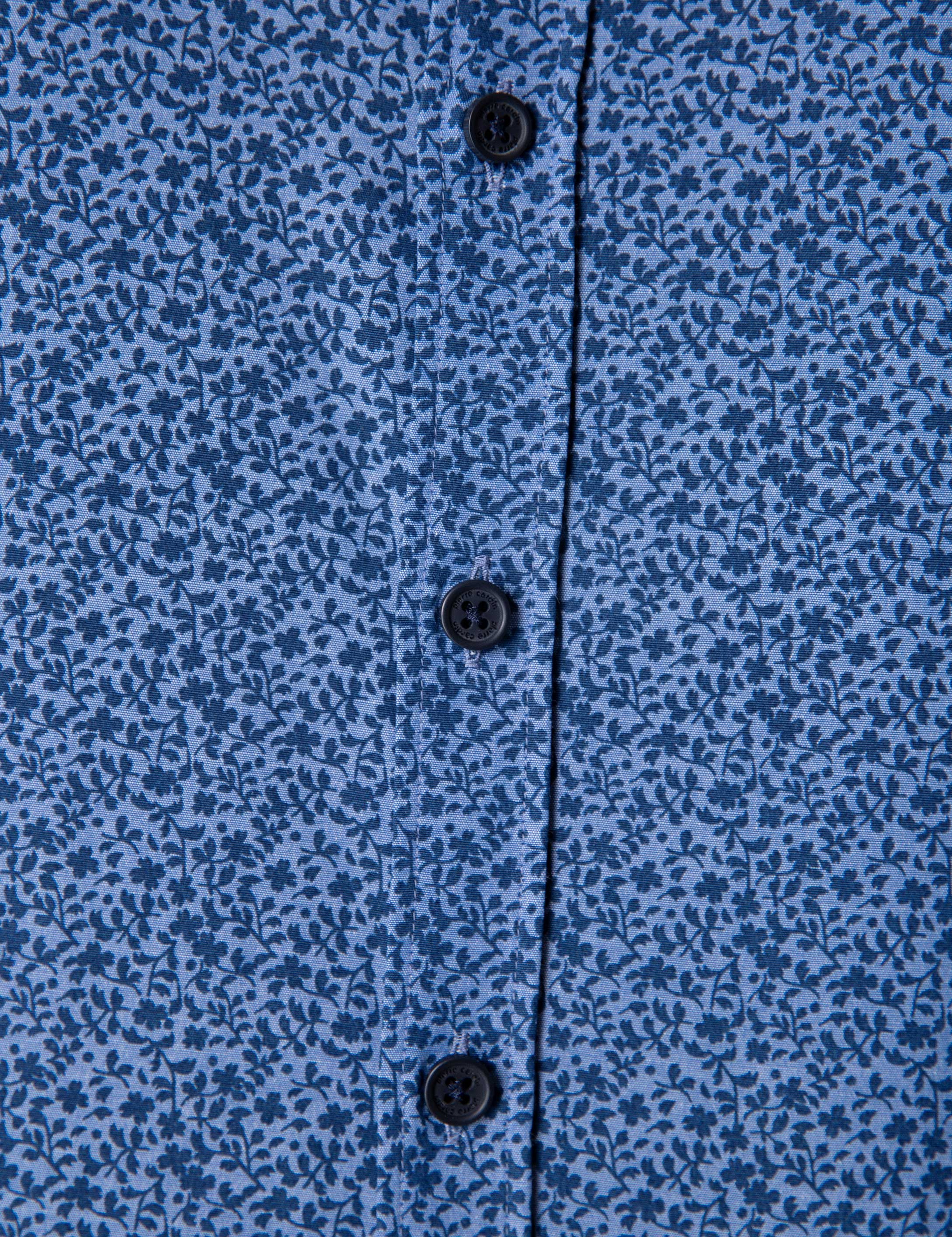 Mavi Slim Fit Gömlek - Image 5