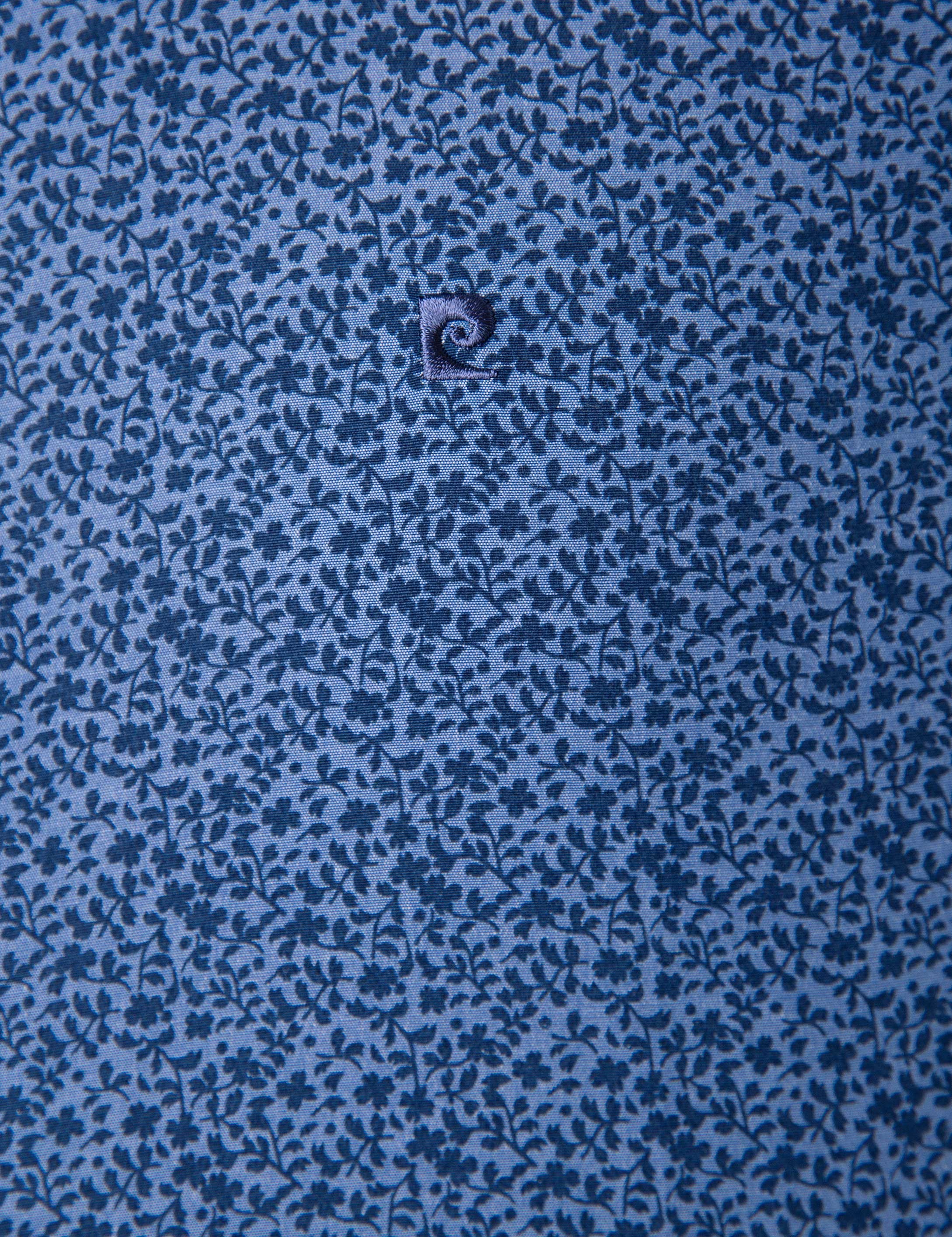 Mavi Slim Fit Gömlek - Image 4