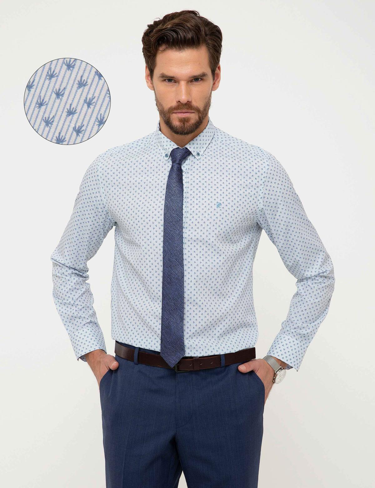 Mavi Slim Fit Gömlek