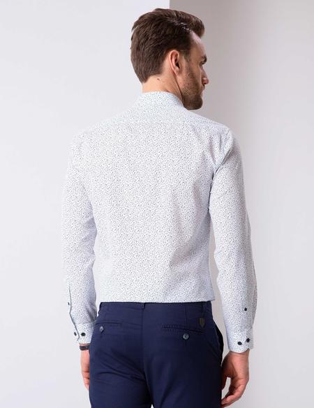 Lacivert Slim Fit Gömlek - 50211209002