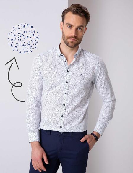Lacivert Slim Fit Gömlek - 50211209002