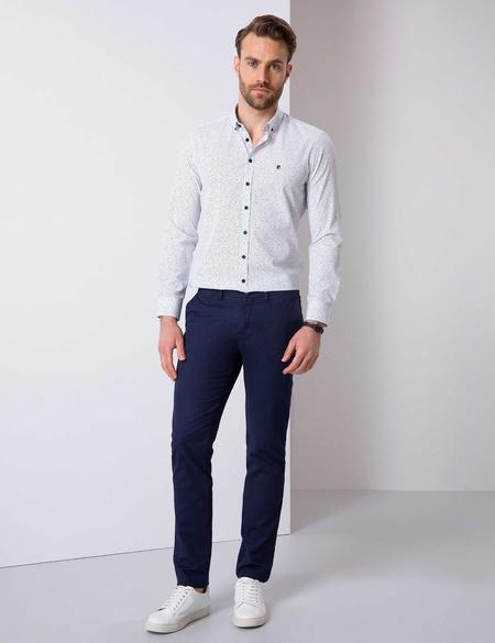 Lacivert Slim Fit Gömlek - 50211209002