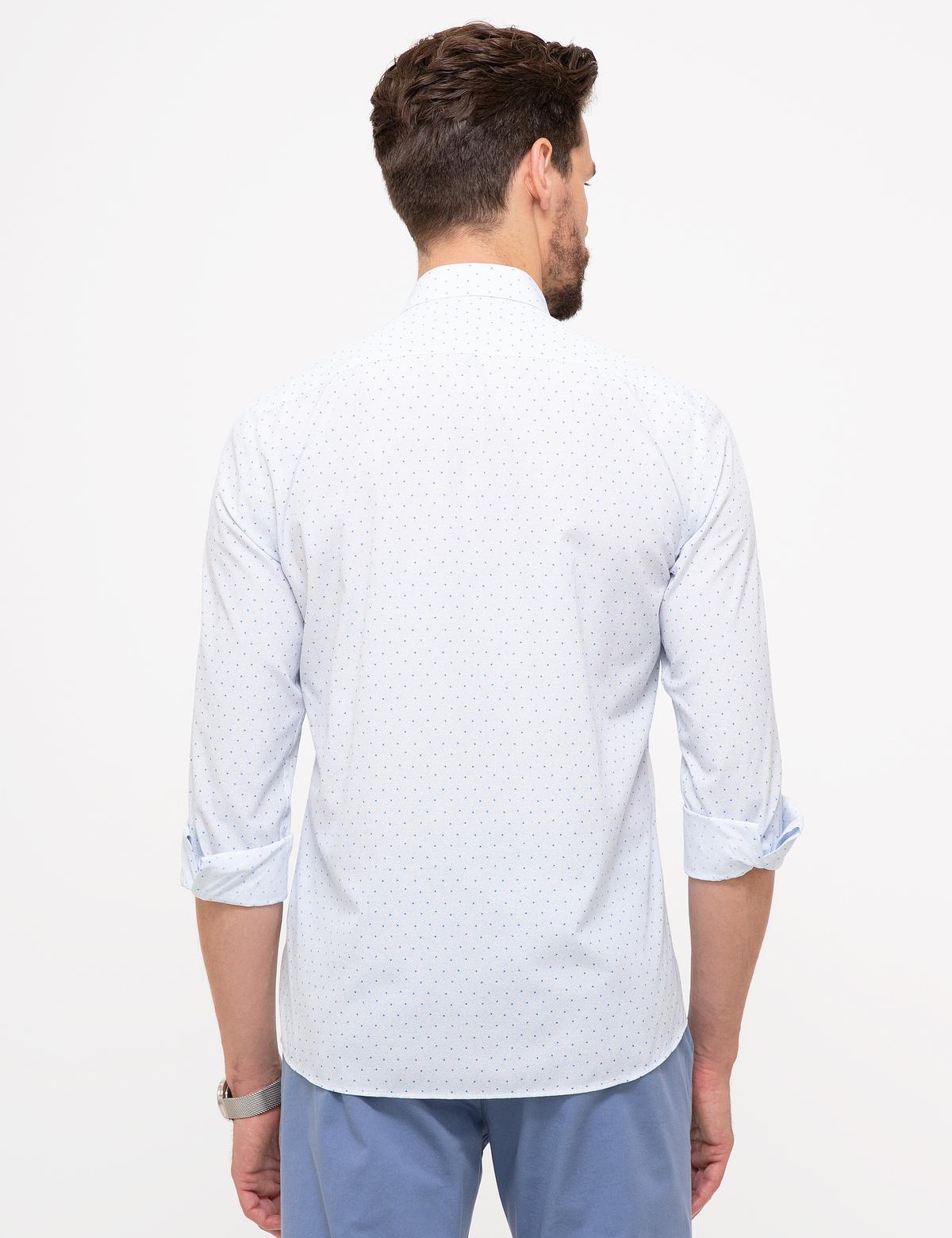 Açık Mavi Slim Fit Gömlek - 50211211005