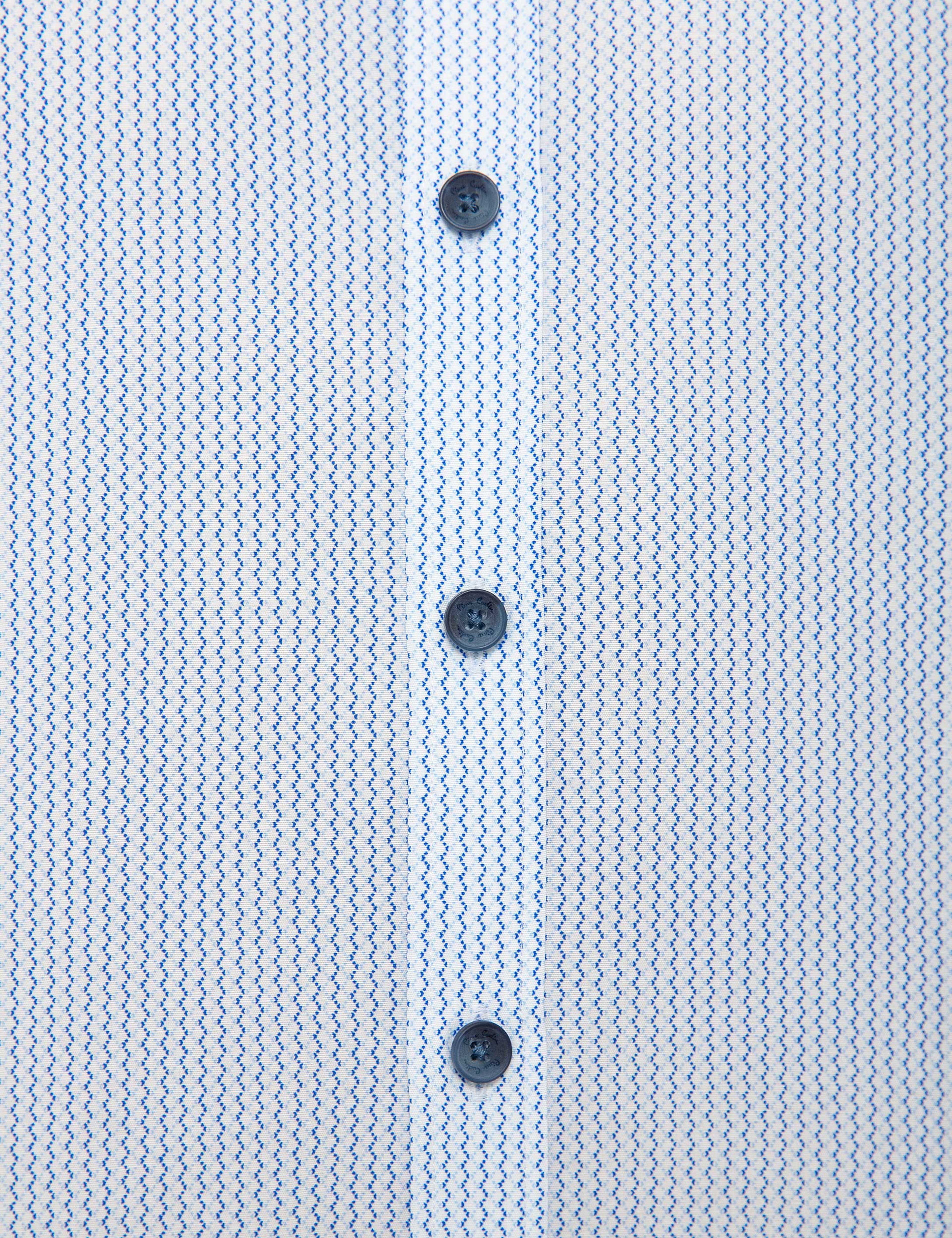 Mavi Slim Fit Gömlek - Image 6