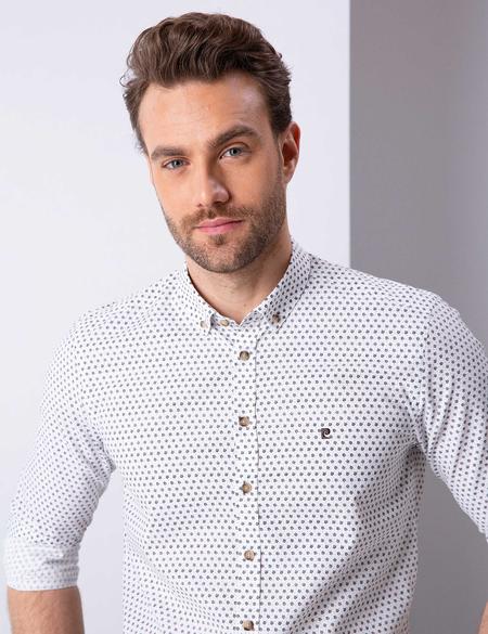 Kahverengi Slim Fit Gömlek - 50211215004