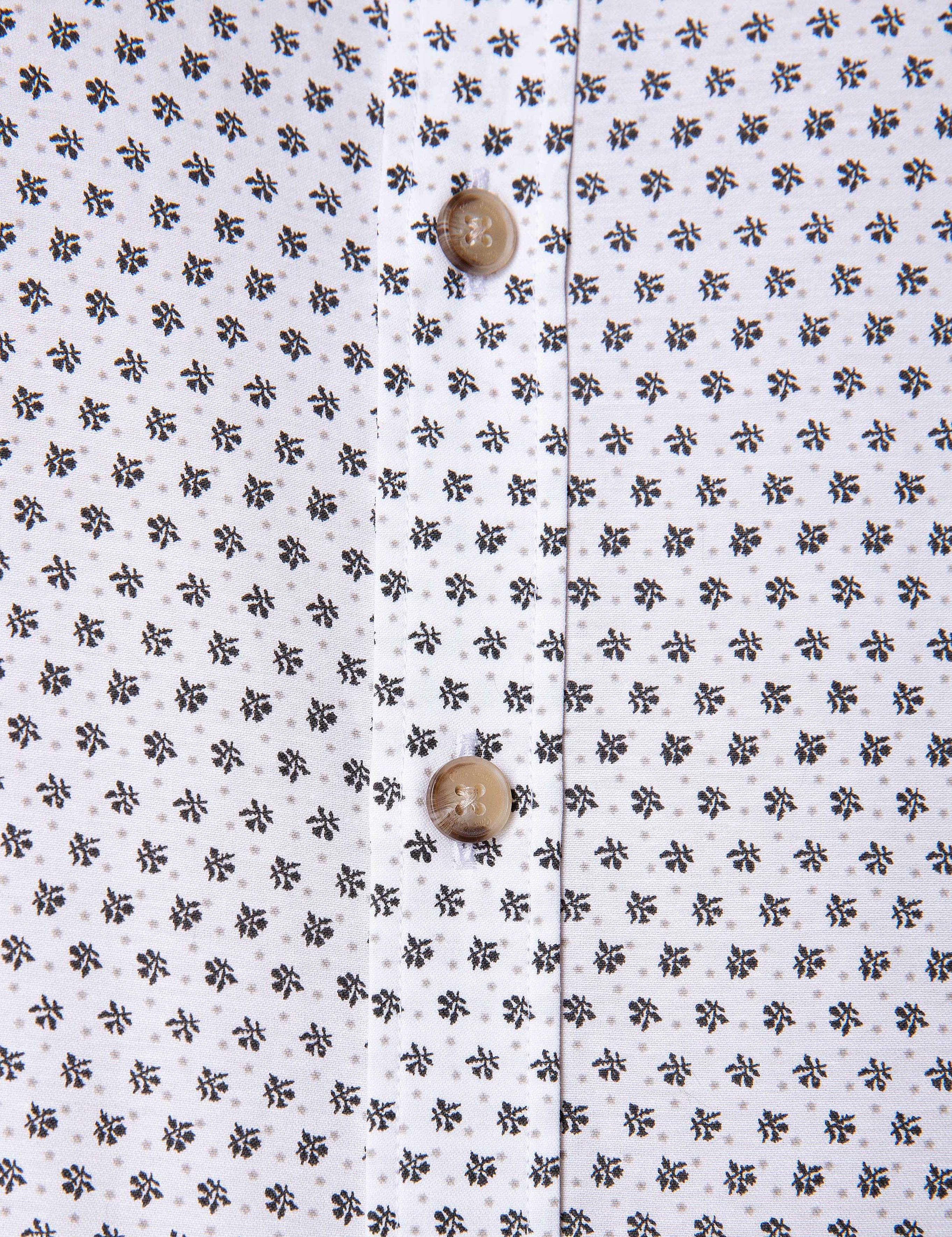 Kahverengi Slim Fit Gömlek