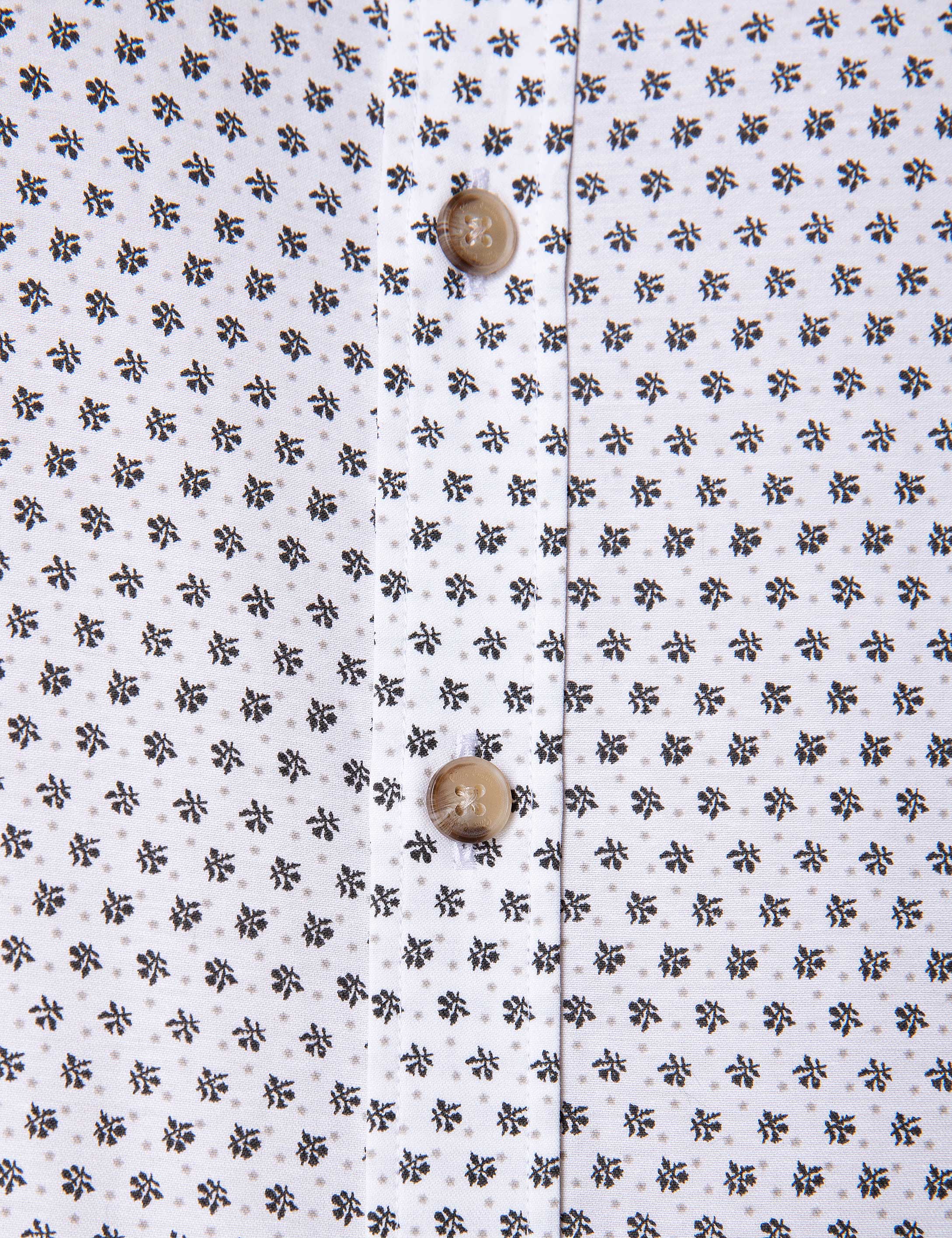 Kahverengi Slim Fit Gömlek