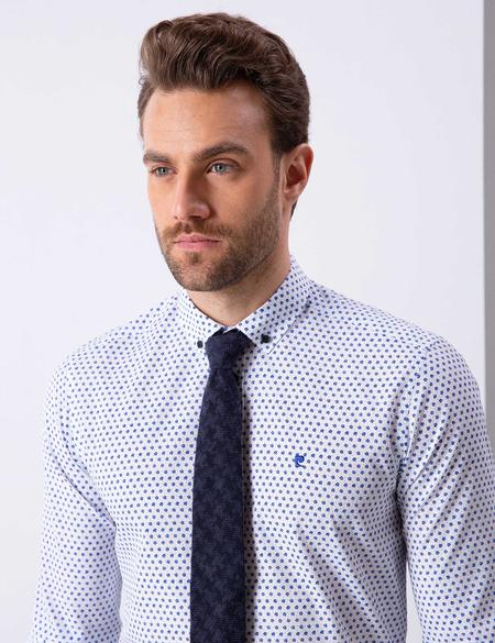 Beyaz Slim Fit Gömlek - 50211215013