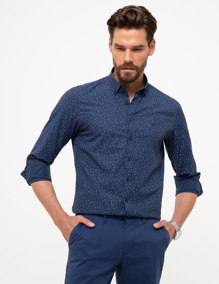 Lacivert Slim Fit Gömlek - 50211217003