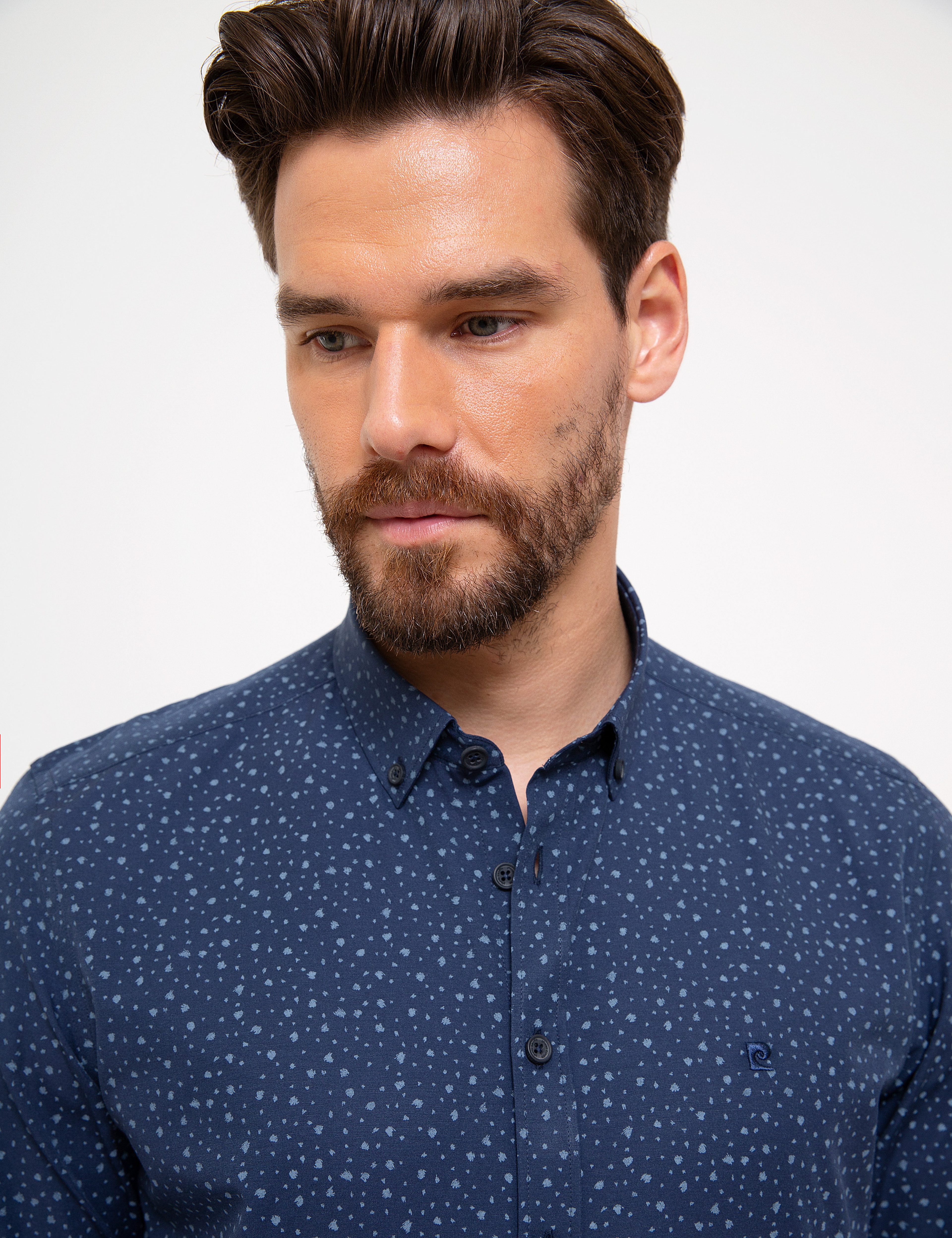 Lacivert Slim Fit Gömlek
