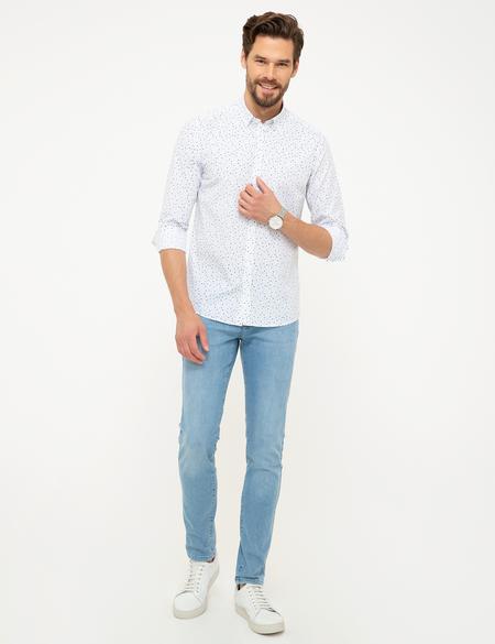 Beyaz Slim Fit Gömlek - 50211217012