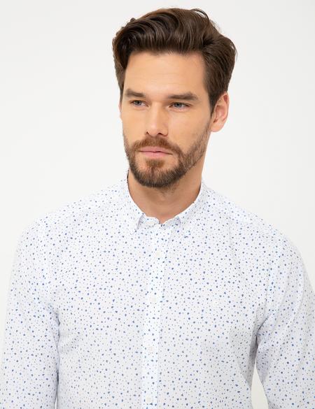 Beyaz Slim Fit Gömlek - 50211217012