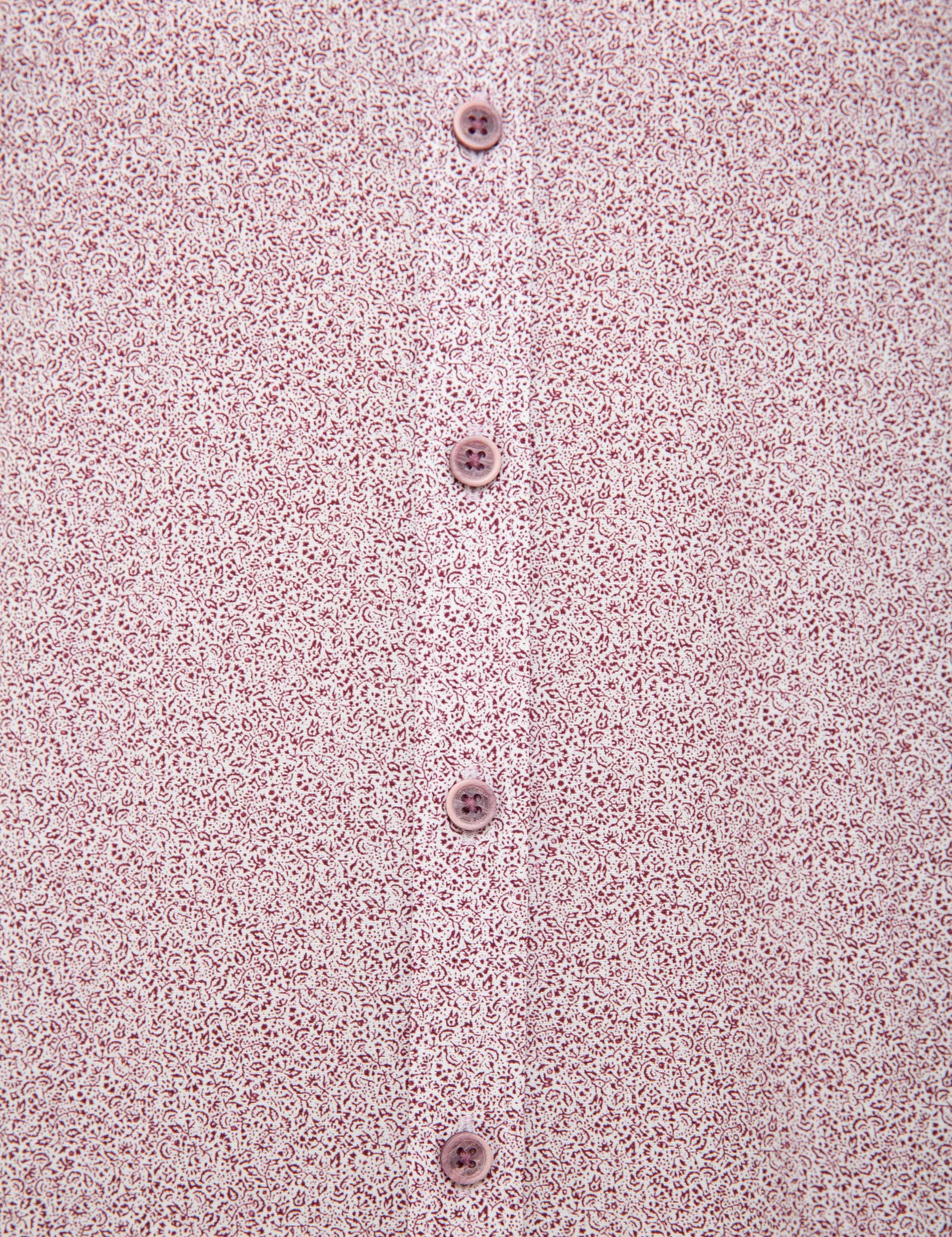 Bordo Slim Fit Gömlek