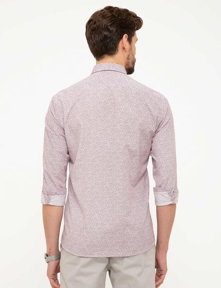 Bordo Slim Fit Gömlek - 50211219006