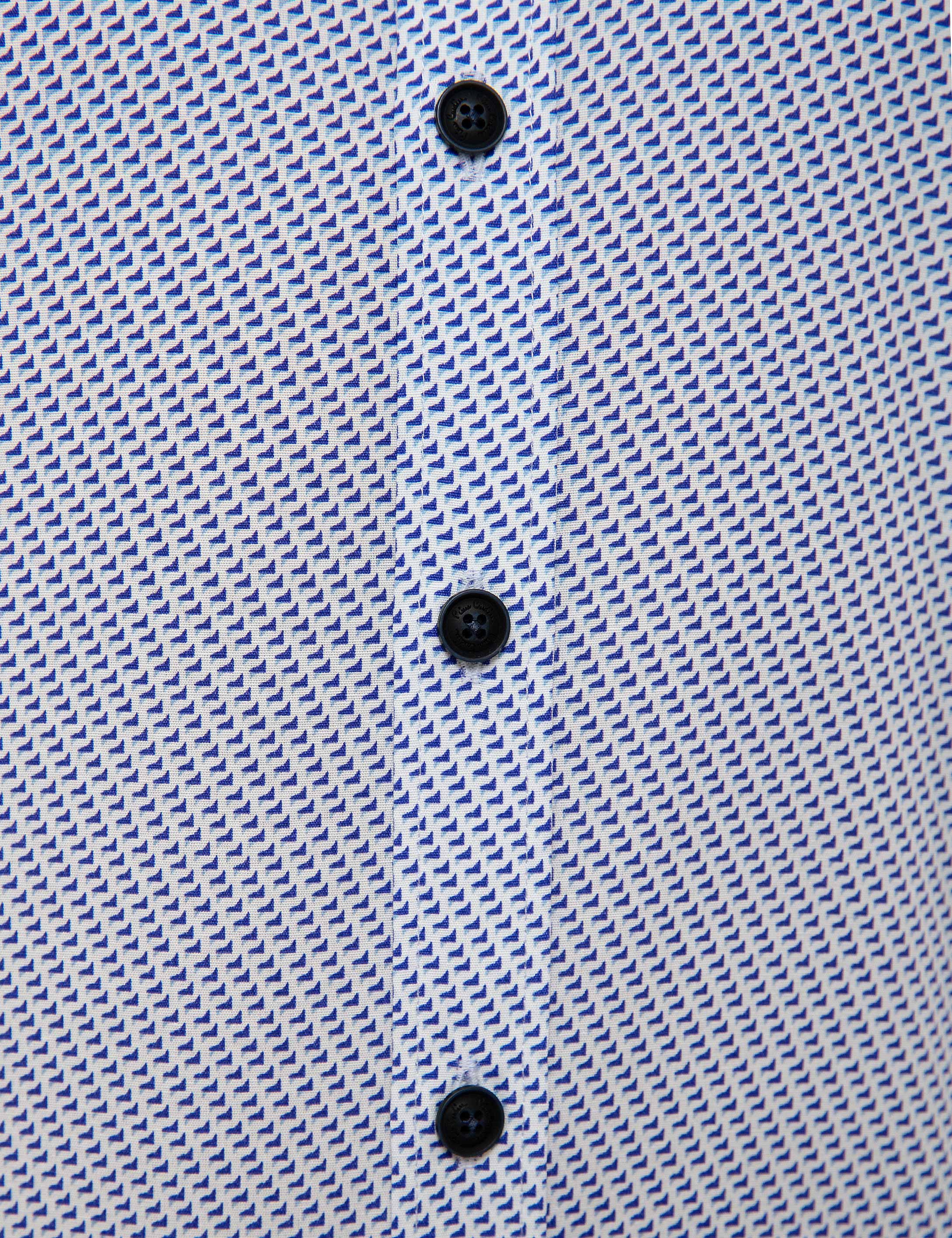 Mavi Slim Fit Gömlek - Image 6