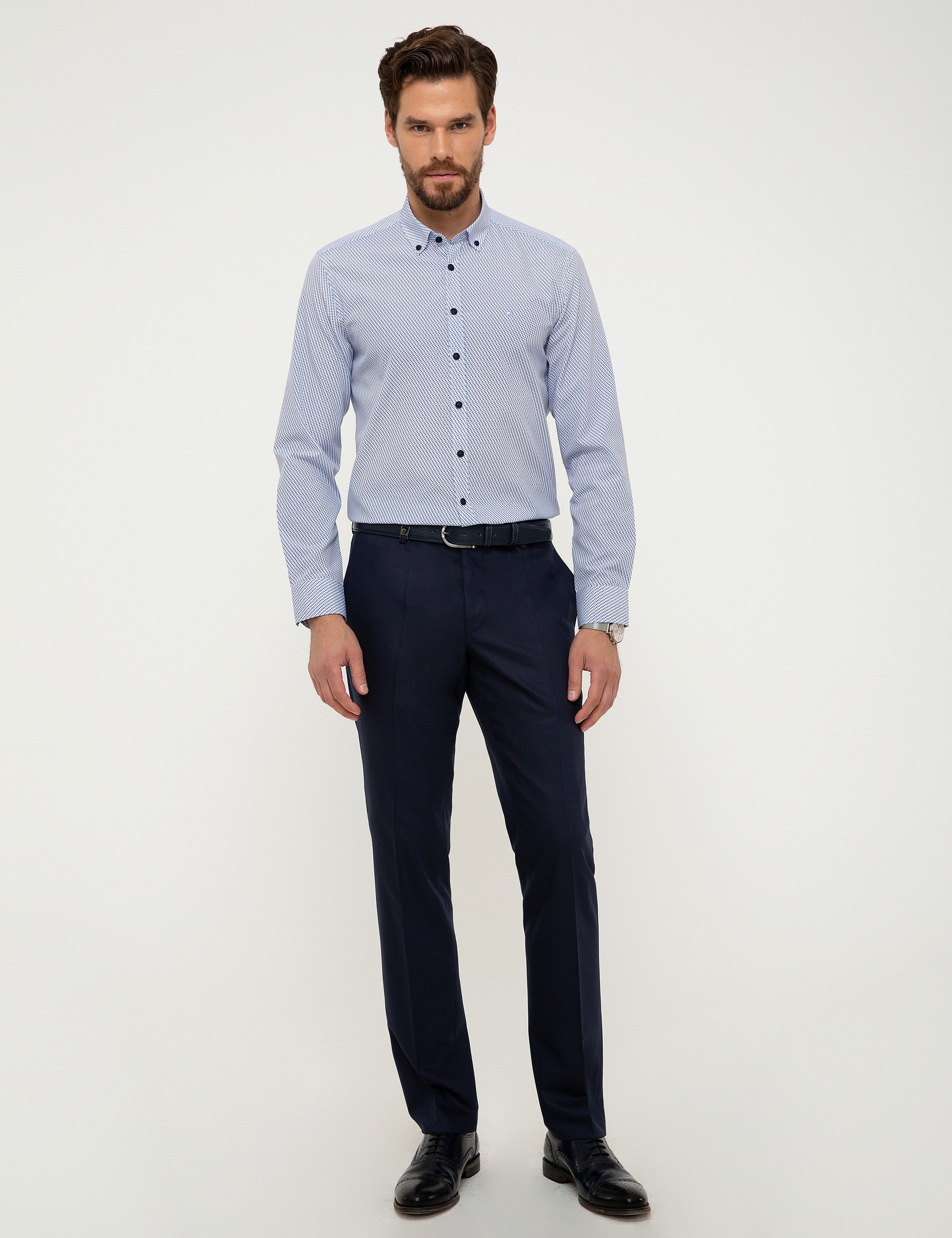 Mavi Slim Fit Gömlek
