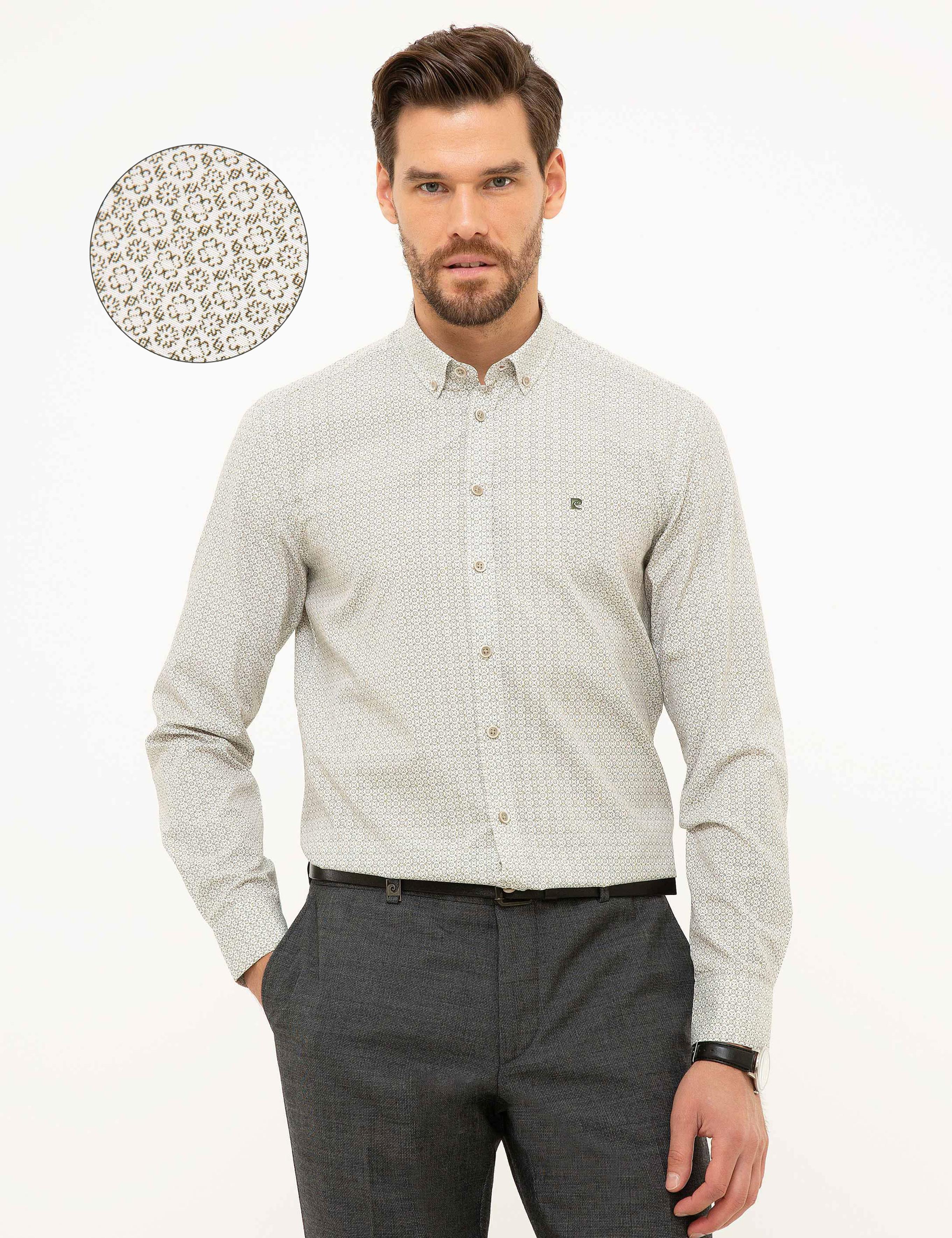 Yeşil Slim Fit Gömlek