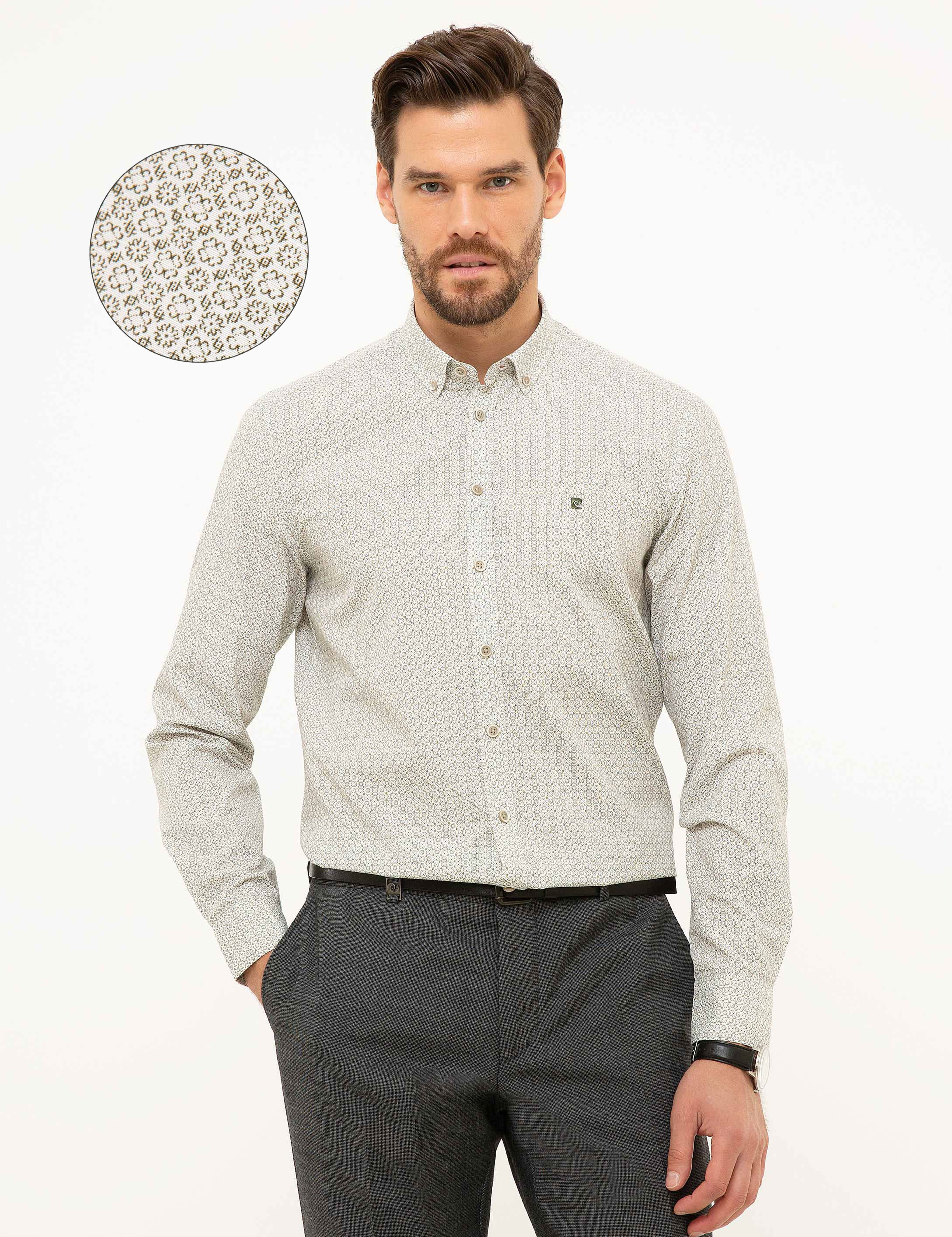 Yeşil Slim Fit Gömlek - Image 1