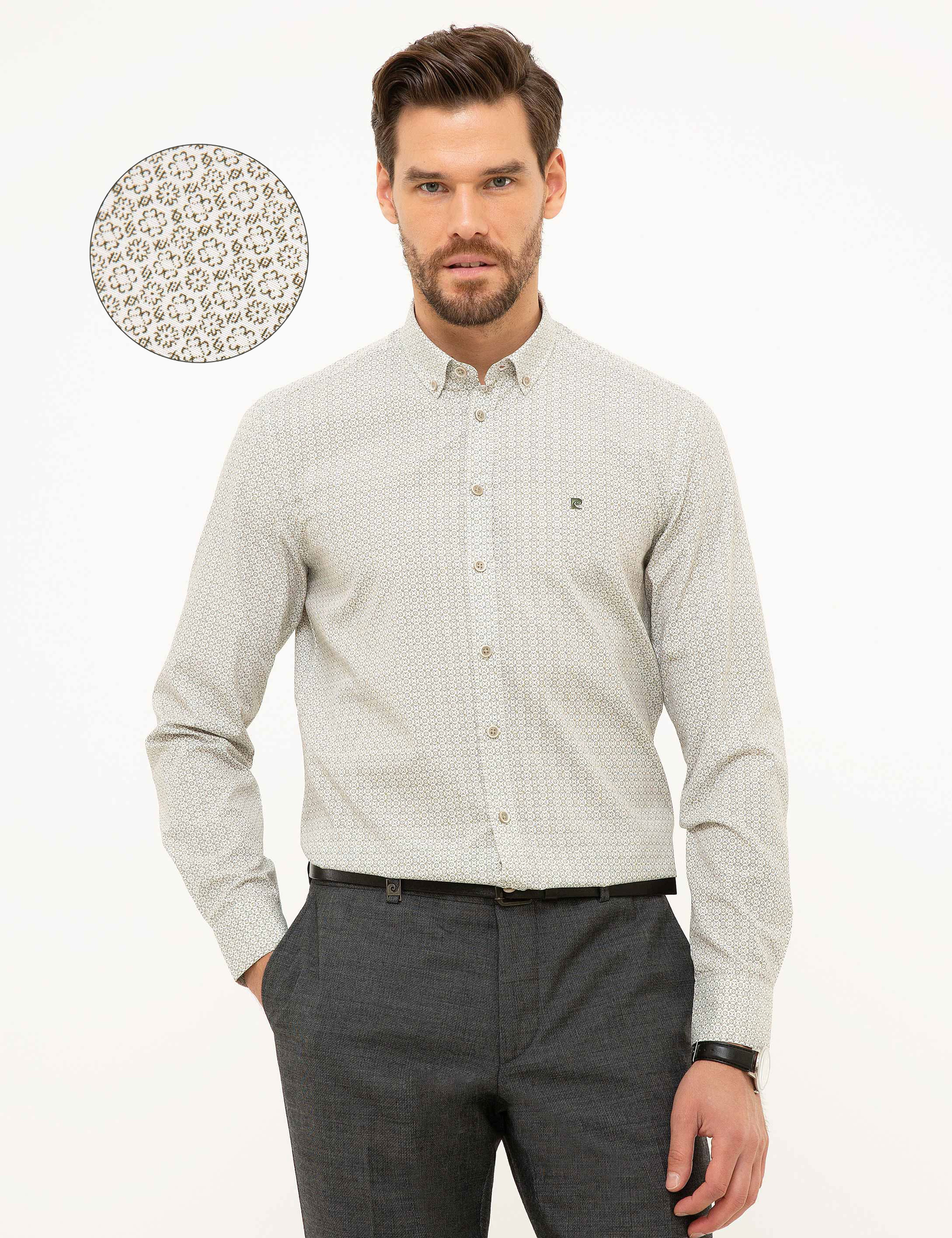 Yeşil Slim Fit Gömlek