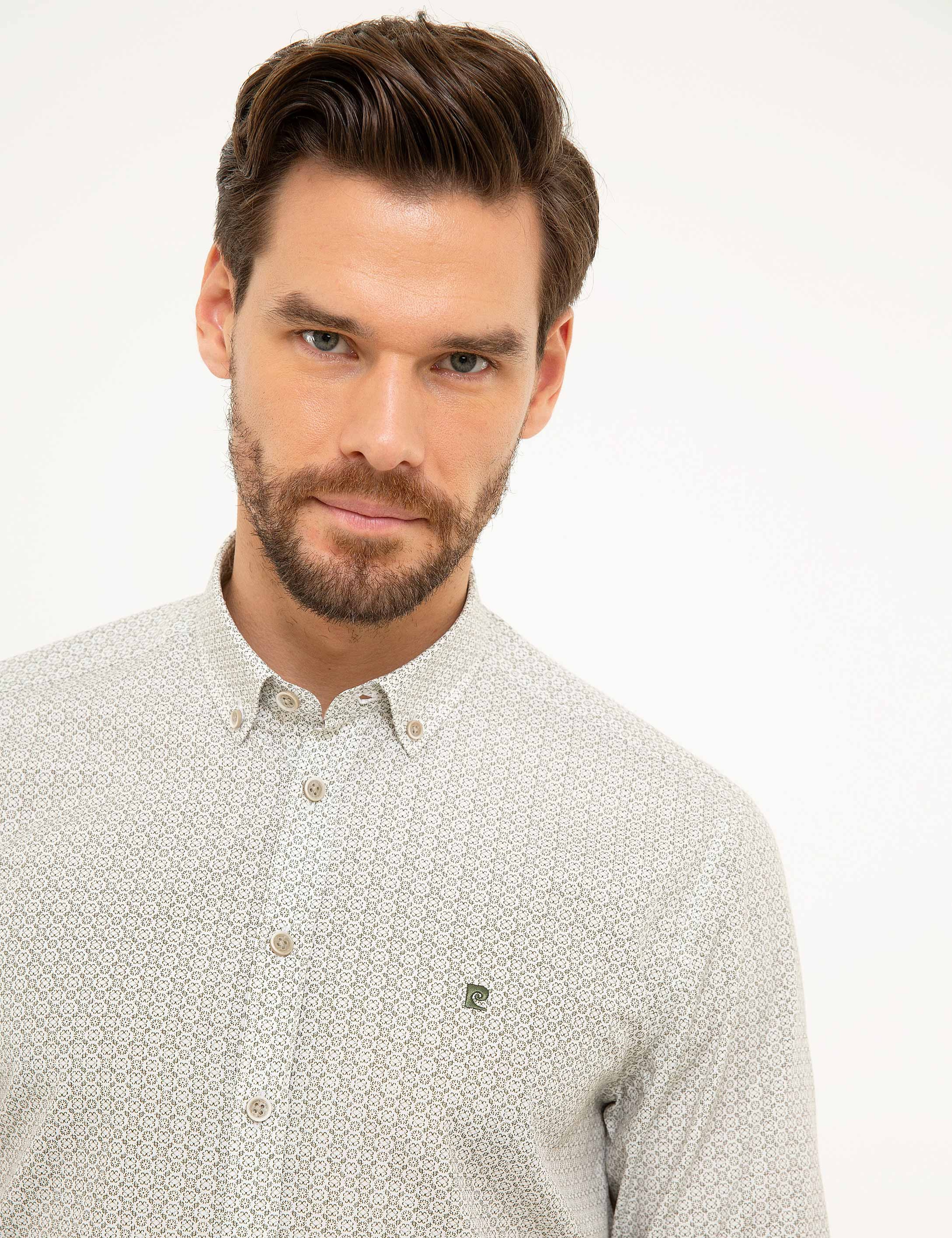 Yeşil Slim Fit Gömlek