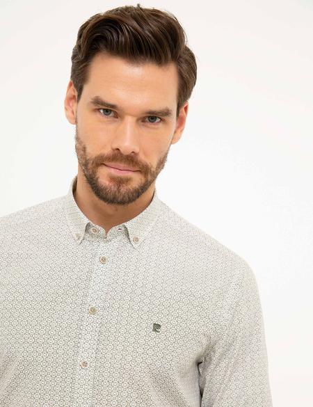 Yeşil Slim Fit Gömlek - 50211222004