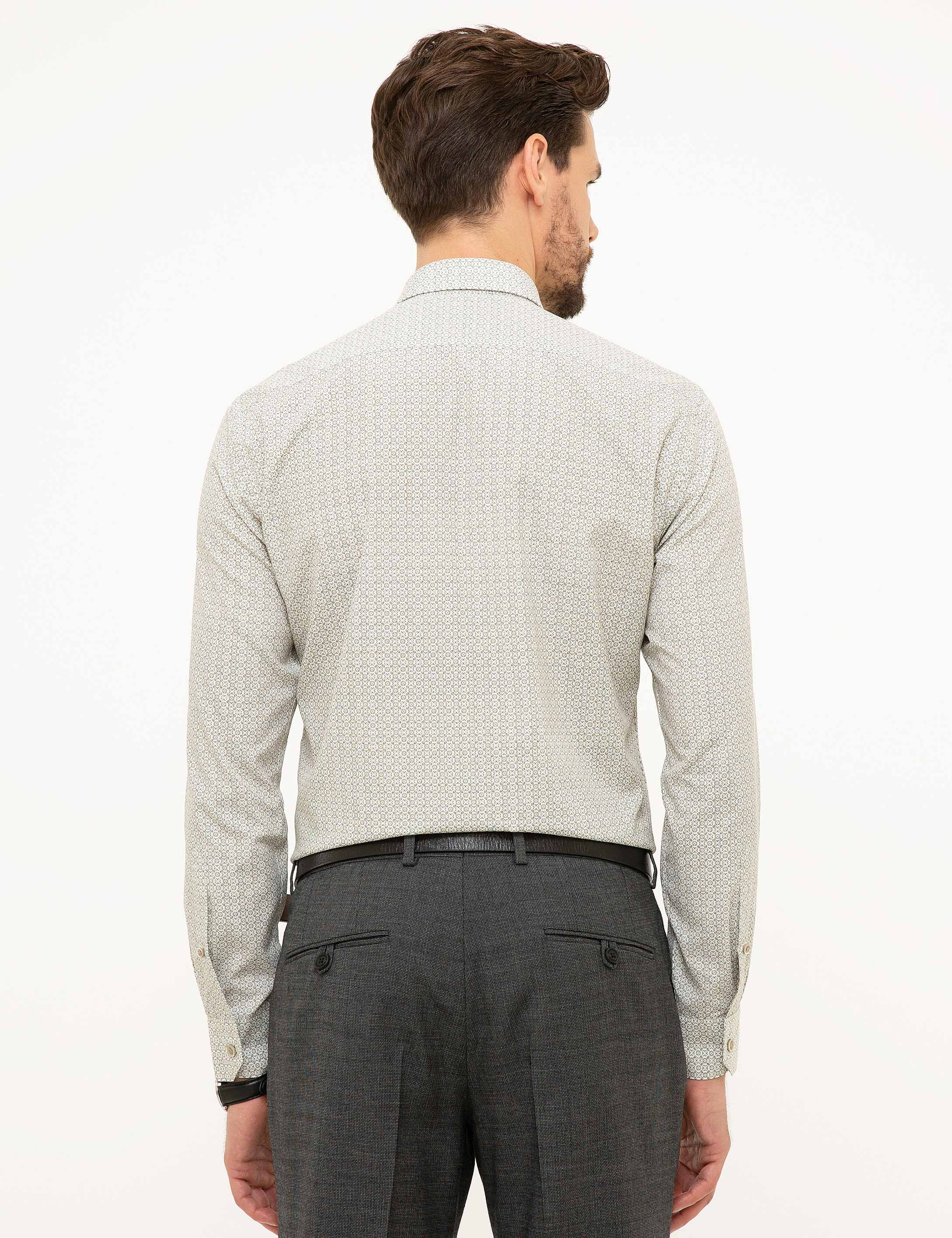Yeşil Slim Fit Gömlek - Image 3