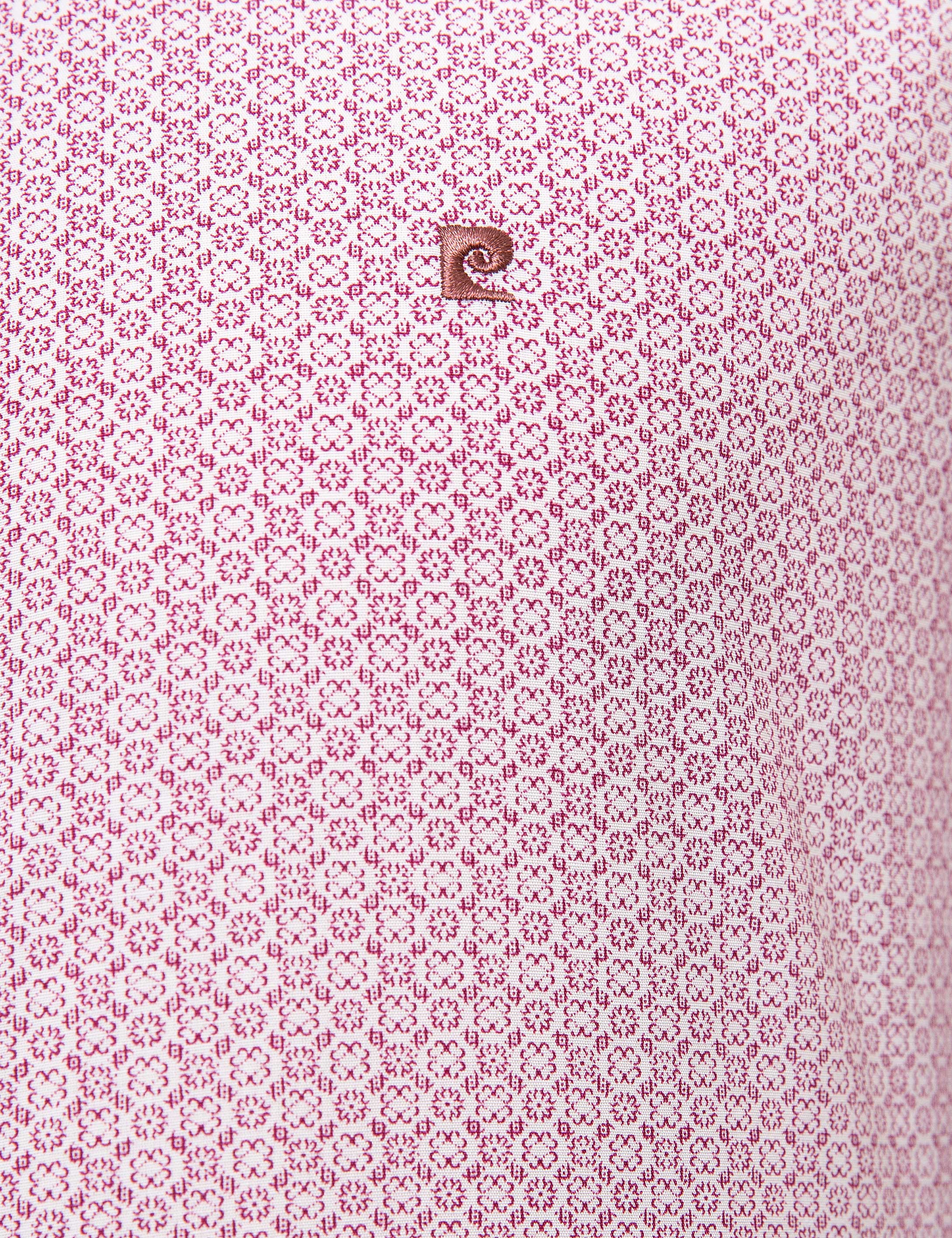 Bordo Slim Fit Uzun Kollu Gömlek - Image 5