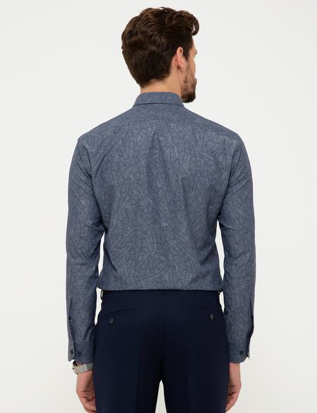 Lacivert Slim Fit Gömlek - 50211223002
