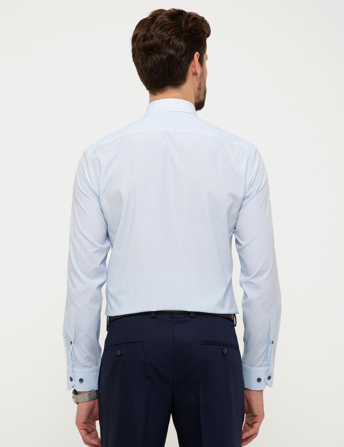 Açık Mavi Slim Fit Gömlek - 50211224007