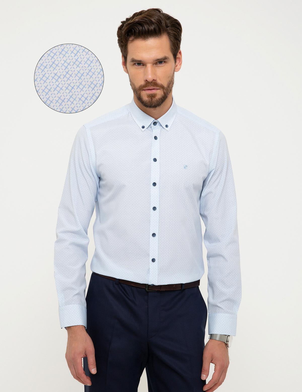 Açık Mavi Slim Fit Gömlek