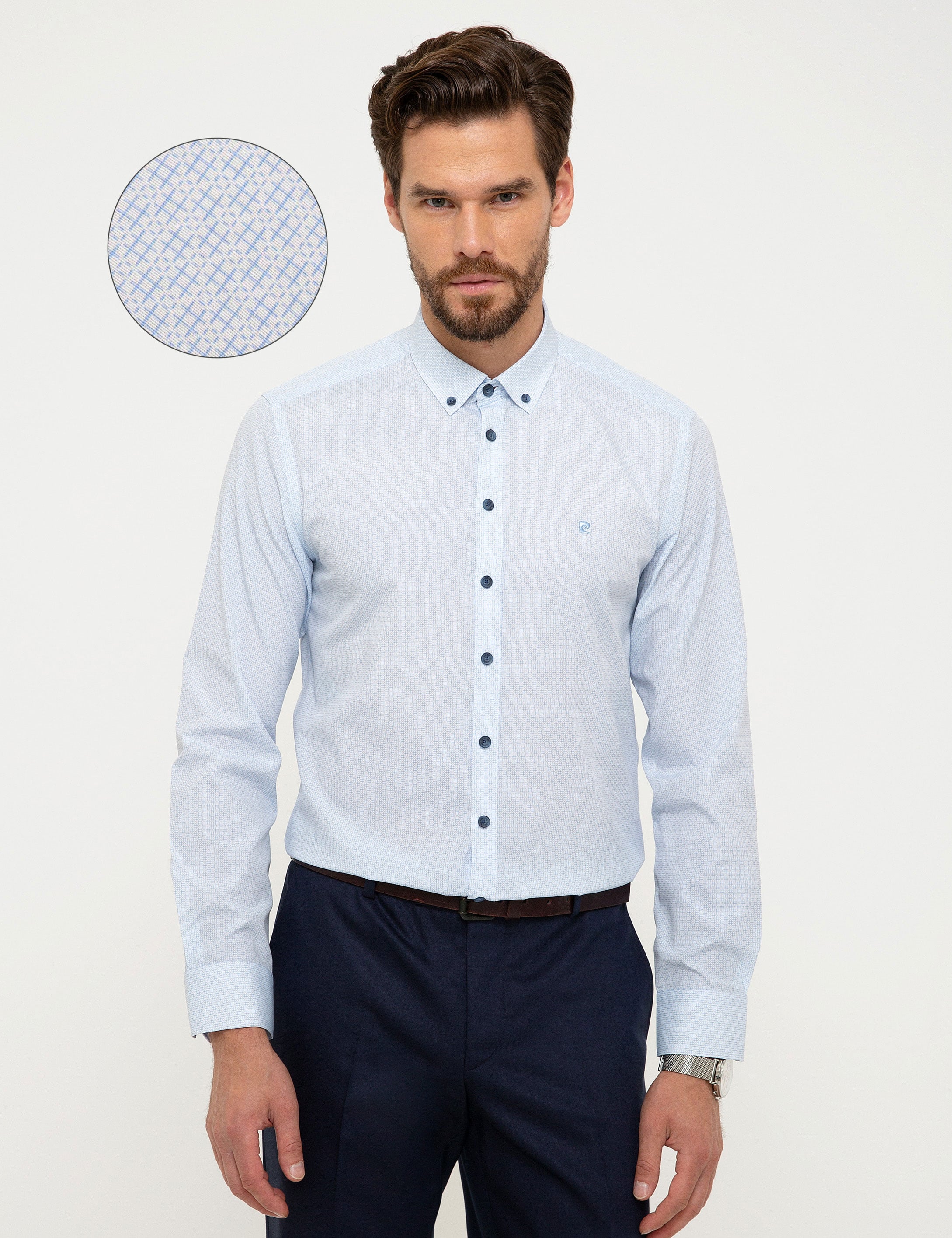Açık Mavi Slim Fit Gömlek
