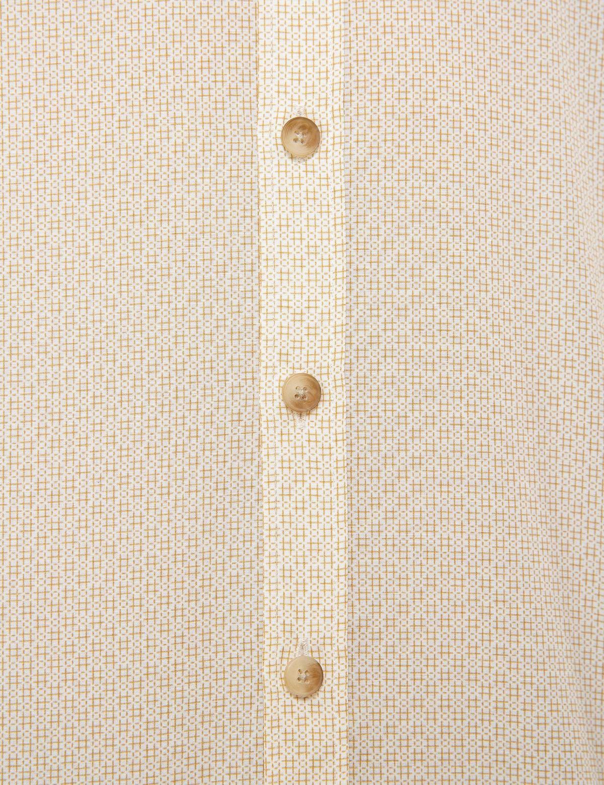 Bej Slim Fit Gömlek - 50211224016