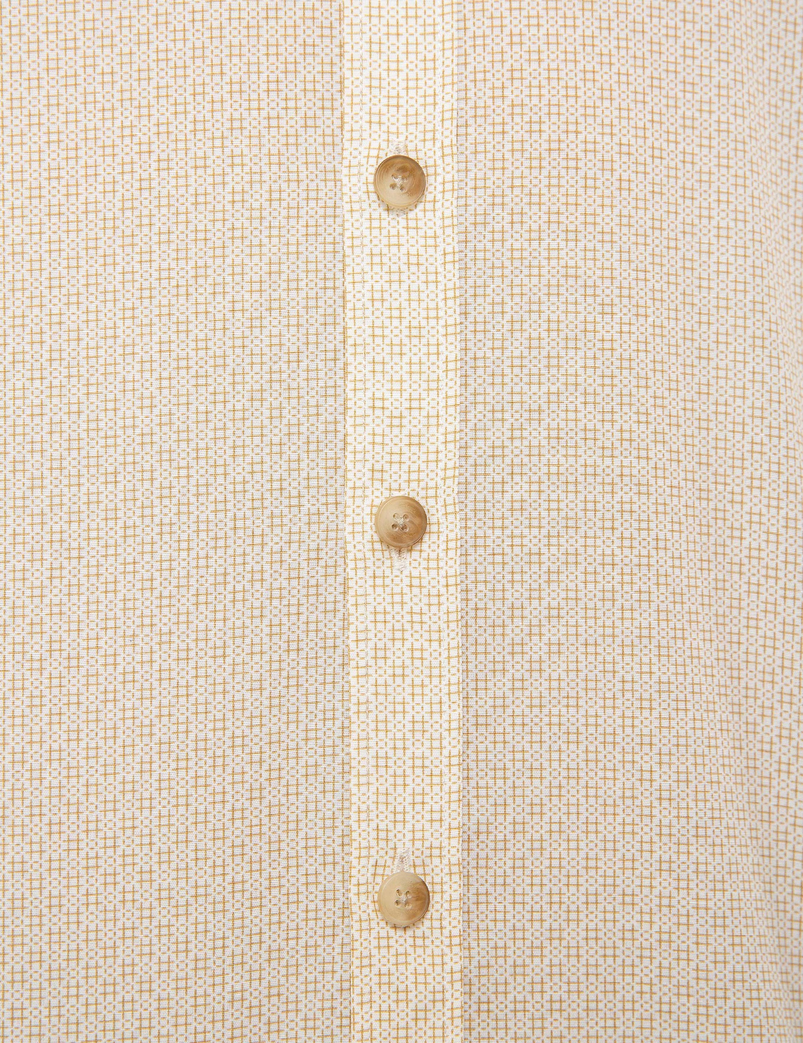 Bej Slim Fit Gömlek