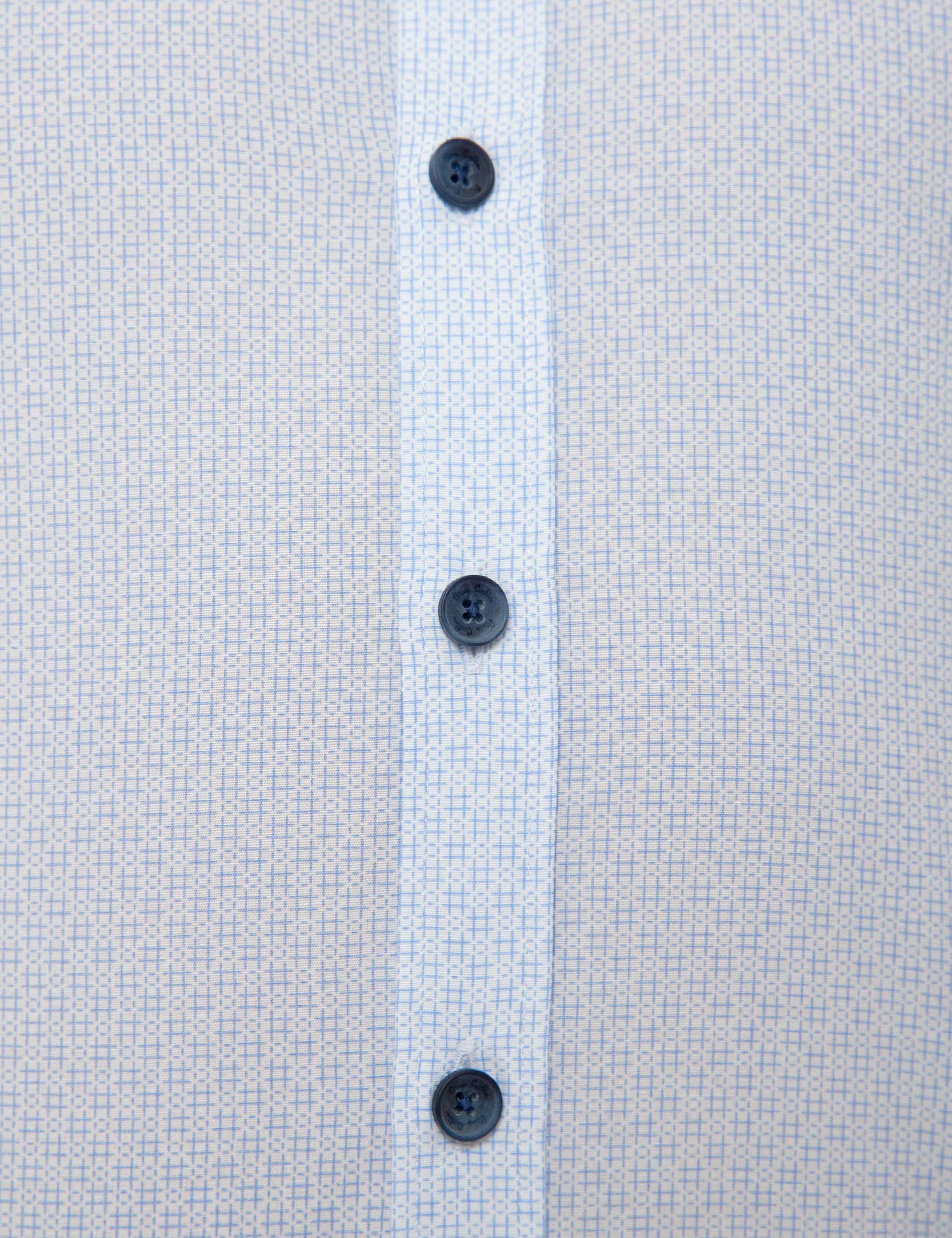 Açık Mavi Slim Fit Gömlek - Image 7